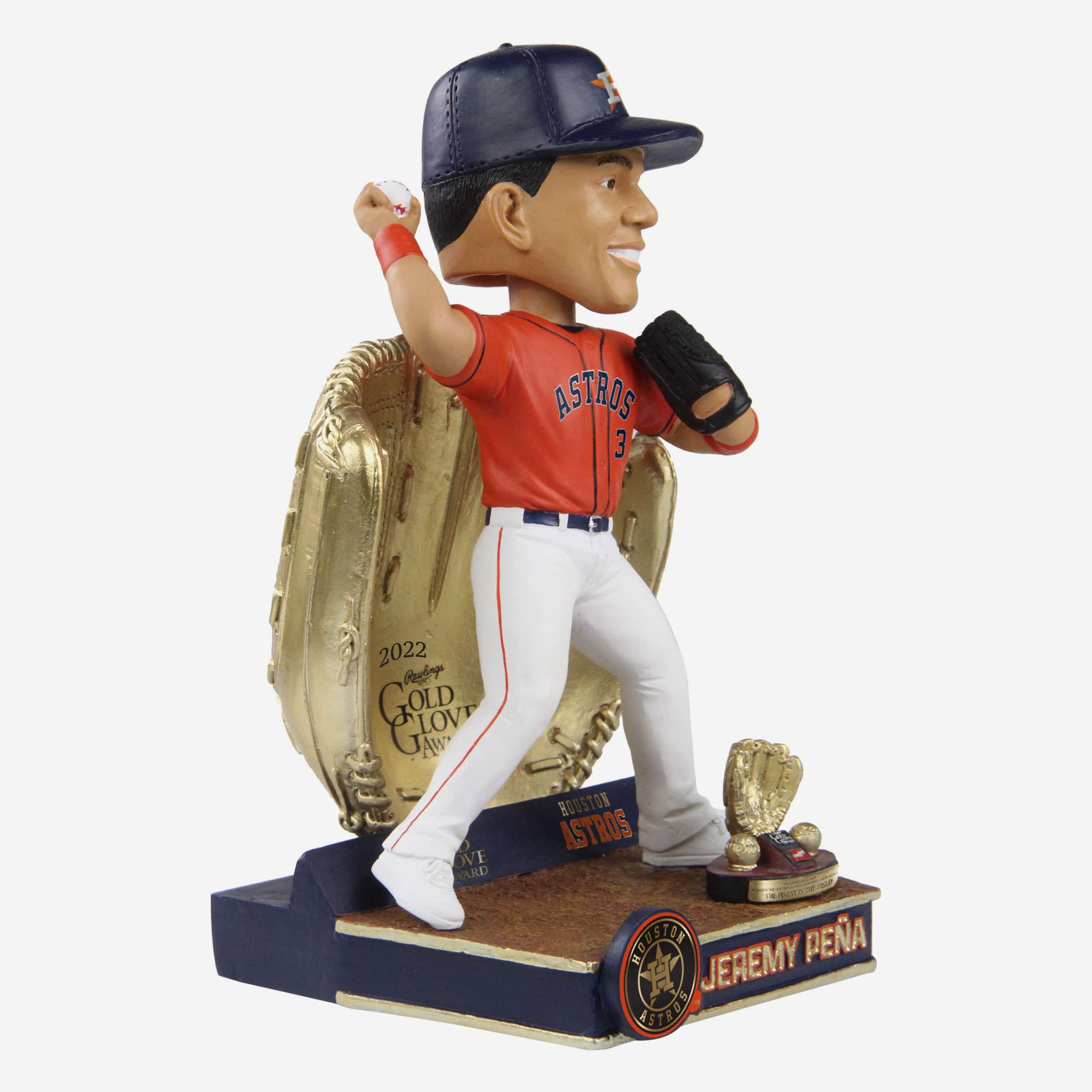 Jeremy Pena Houston Astros 2022 Gold Glove Bobblehead - Image 4