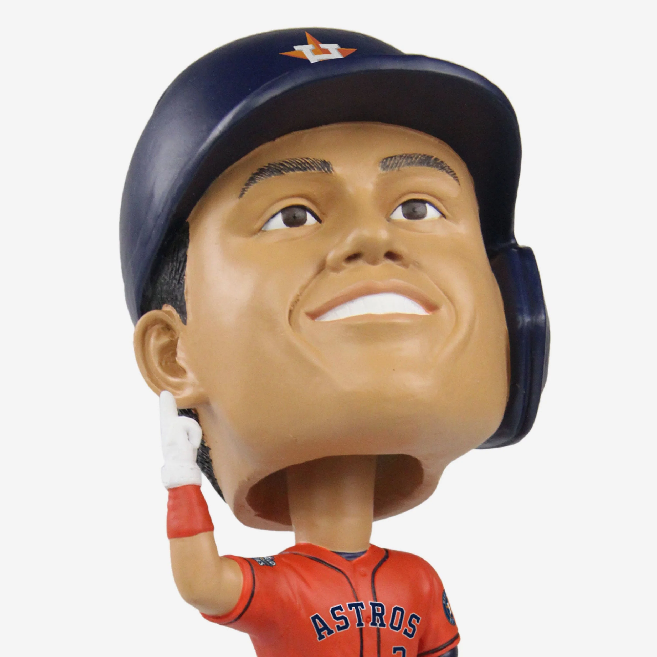 Jeremy Pena Houston Astros 2022 World Series Champions Orange Jersey Bighead Bobblehead - Image 2