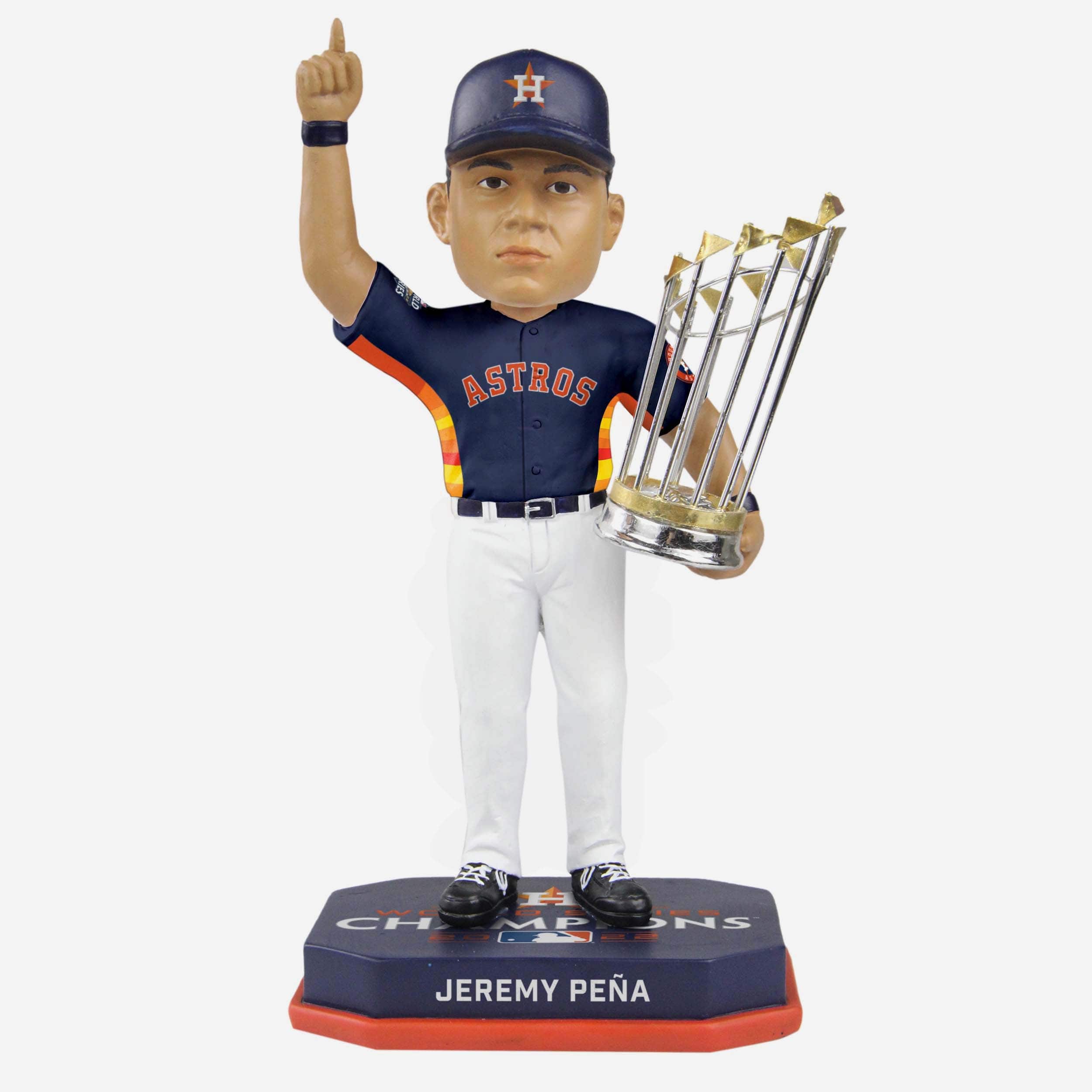 Jeremy Pena Houston Astros Navy Blue Uniform 2022 World Series Champions Bobblehead