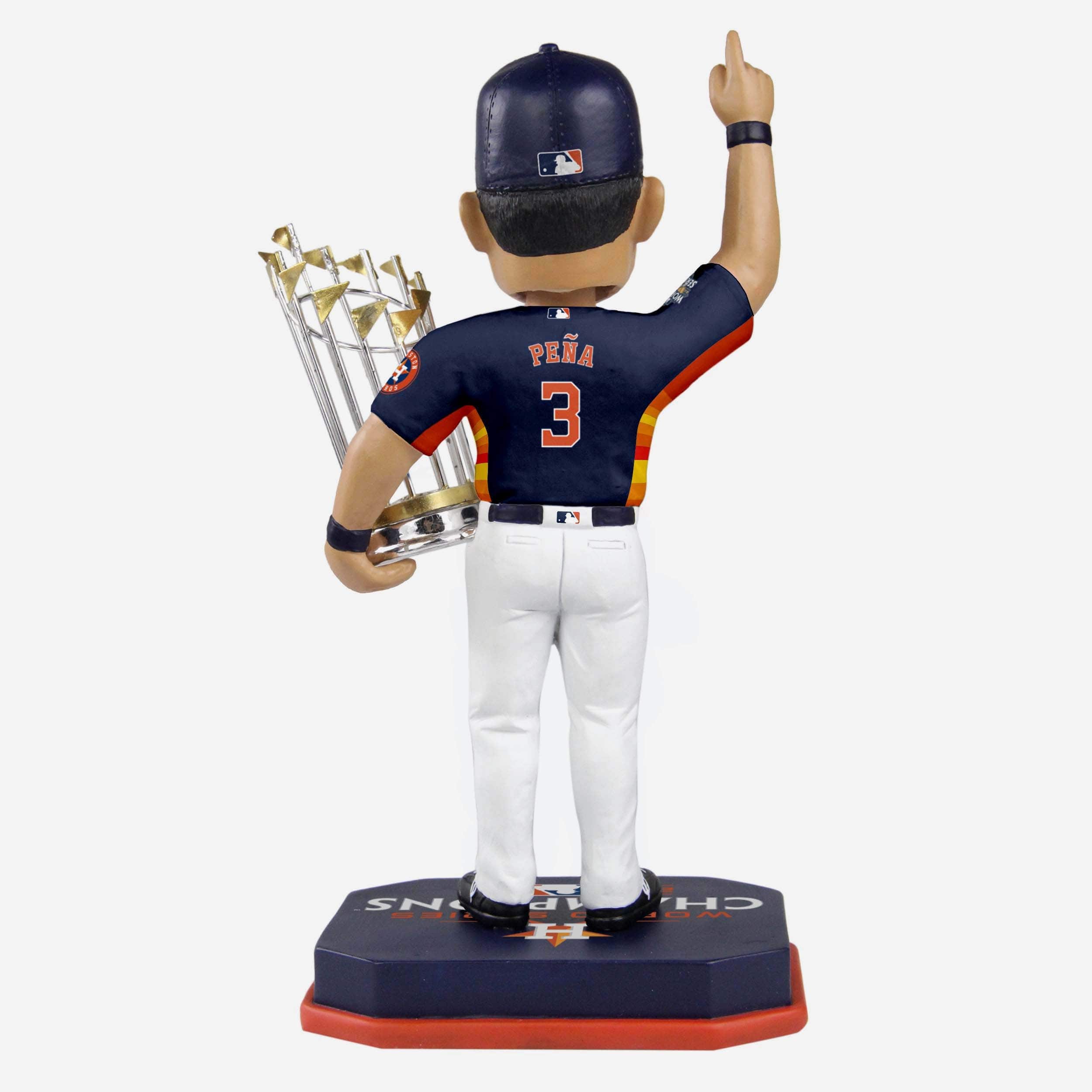Jeremy Pena Houston Astros Navy Blue Uniform 2022 World Series Champions Bobblehead - Image 2