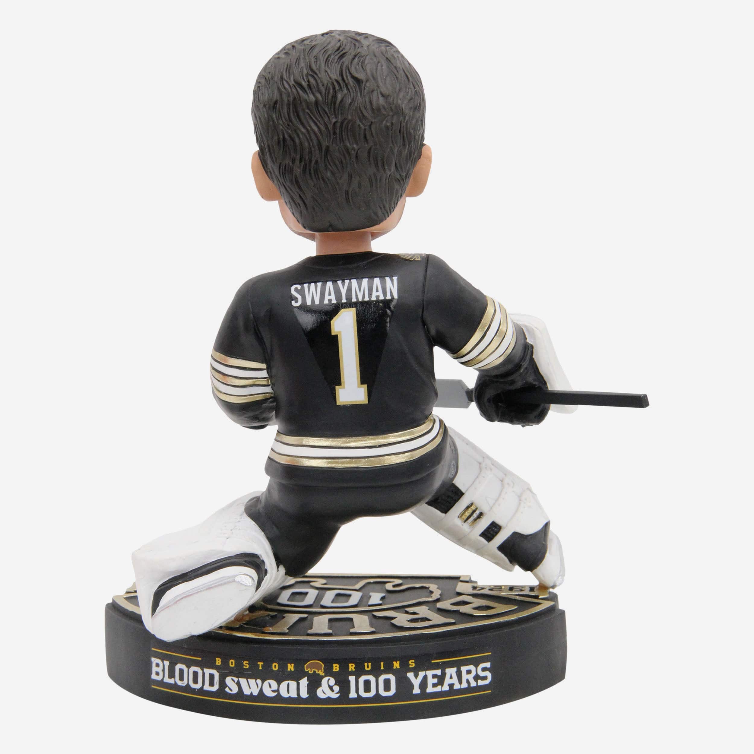 Jeremy Swayman Boston Bruins 100th Anniversary Bobblehead - Image 5