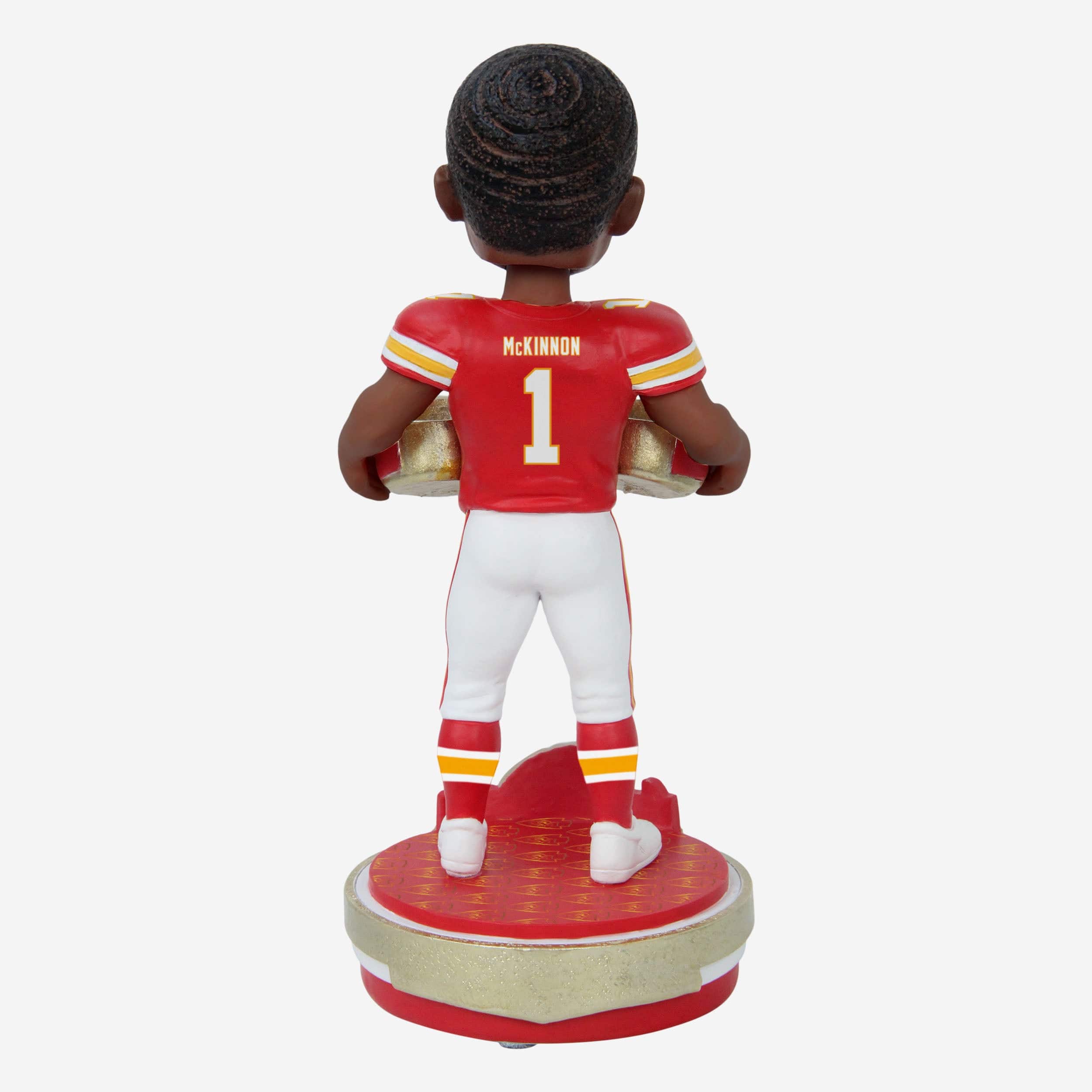Jerick McKinnon Kansas City Chiefs Super Bowl LVIII Champions Bobblehead - Image 2