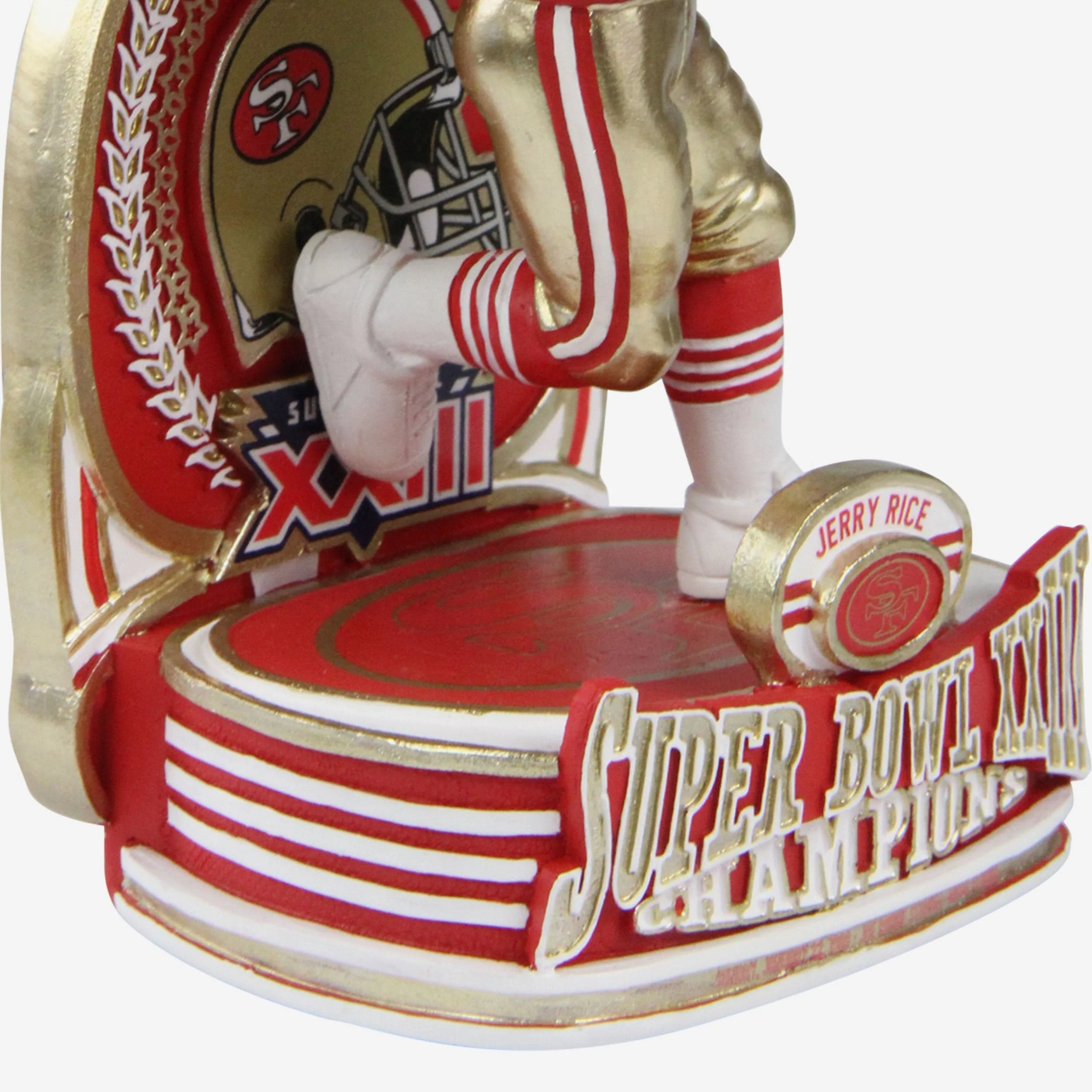 Jerry Rice San Francisco 49ers Super Bowl XXIII Champions Commemorative Bobblehead - Image 3