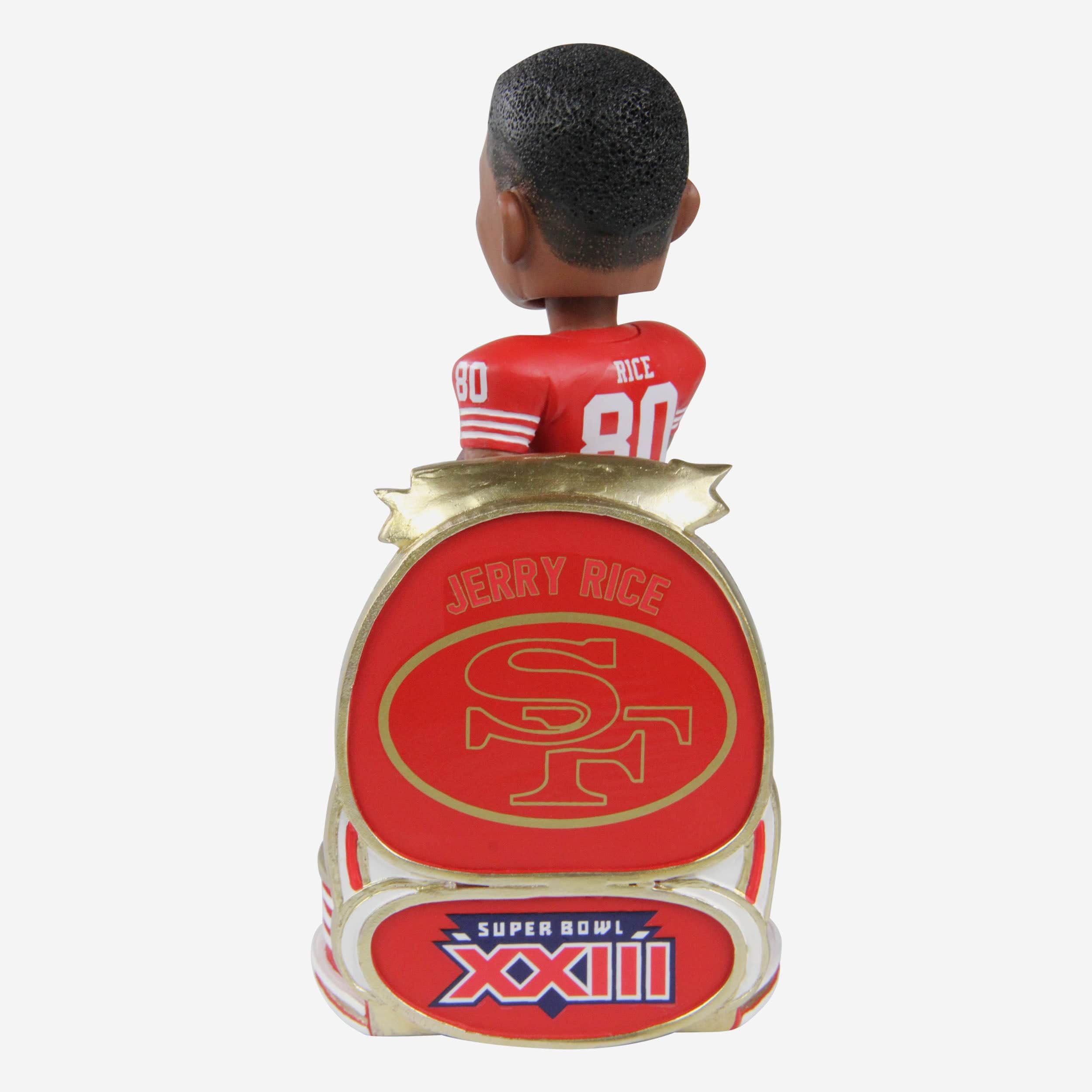 Jerry Rice San Francisco 49ers Super Bowl XXIII Champions Commemorative Bobblehead - Image 5