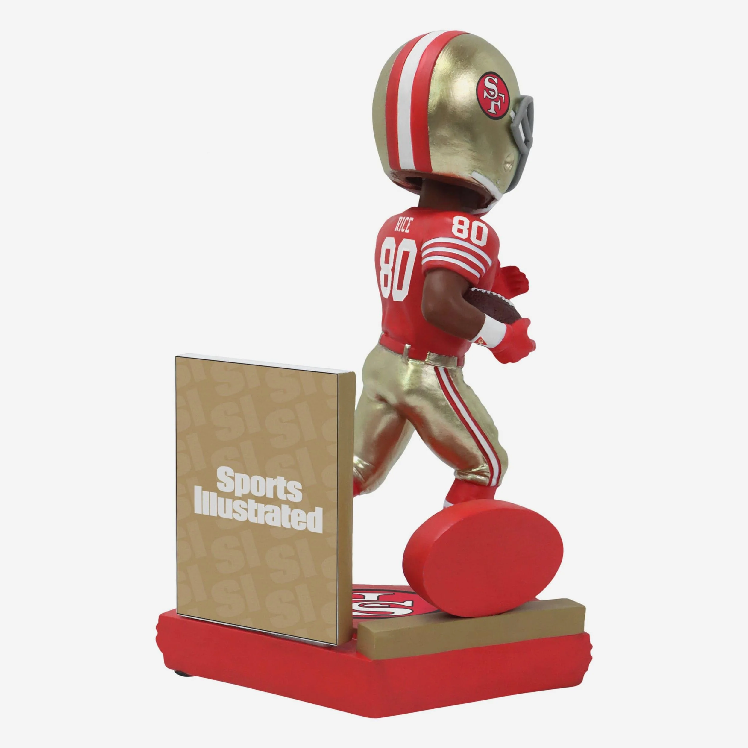 Jerry Rice San Francisco 49ers The Beat Goes On Sports Illustrated Cover Bobblehead - Image 6
