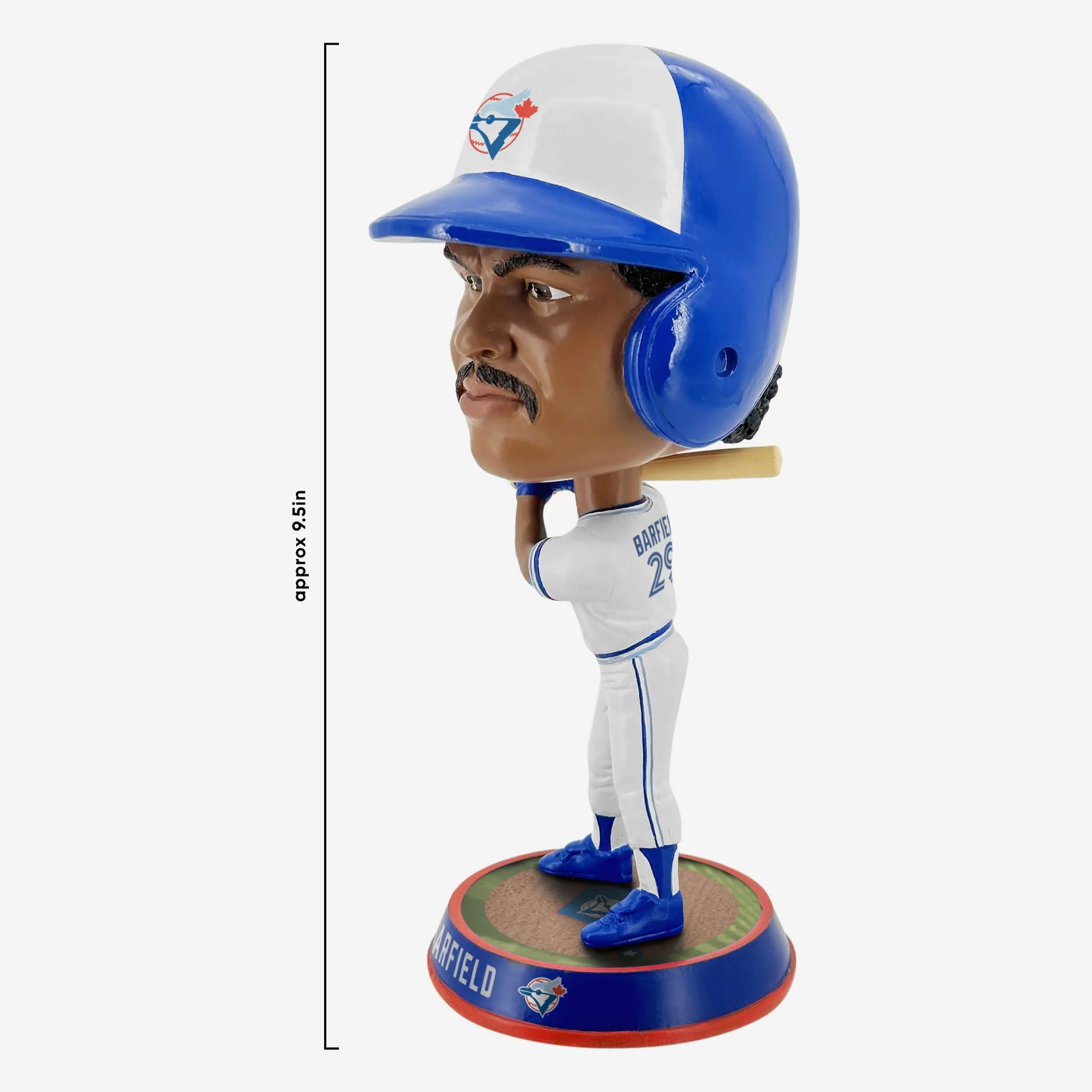 Jesse Barfield Toronto Blue Jays Field Stripe Bighead Bobblehead - Image 4