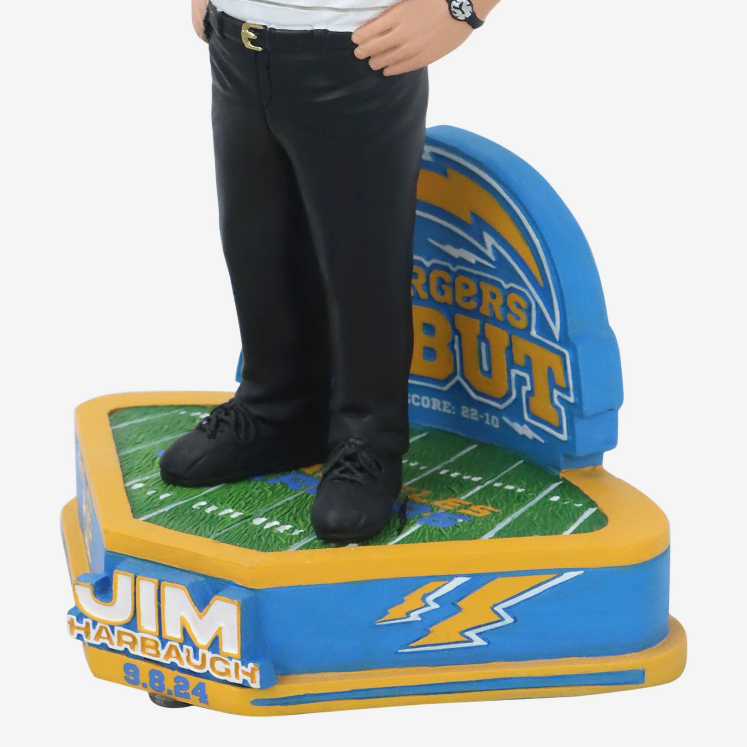 Jim Harbaugh Los Angeles Chargers Debut Bobblehead - Image 3