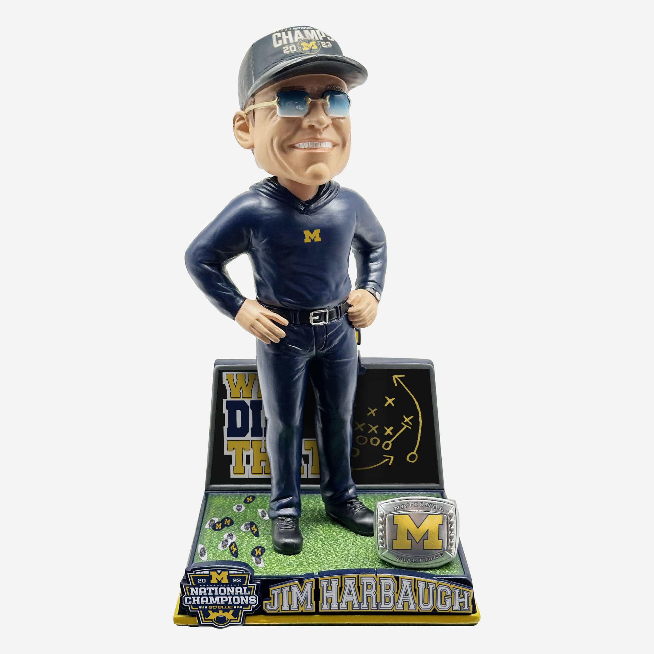 Jim Harbaugh Michigan Wolverines We Did That Bobblehead