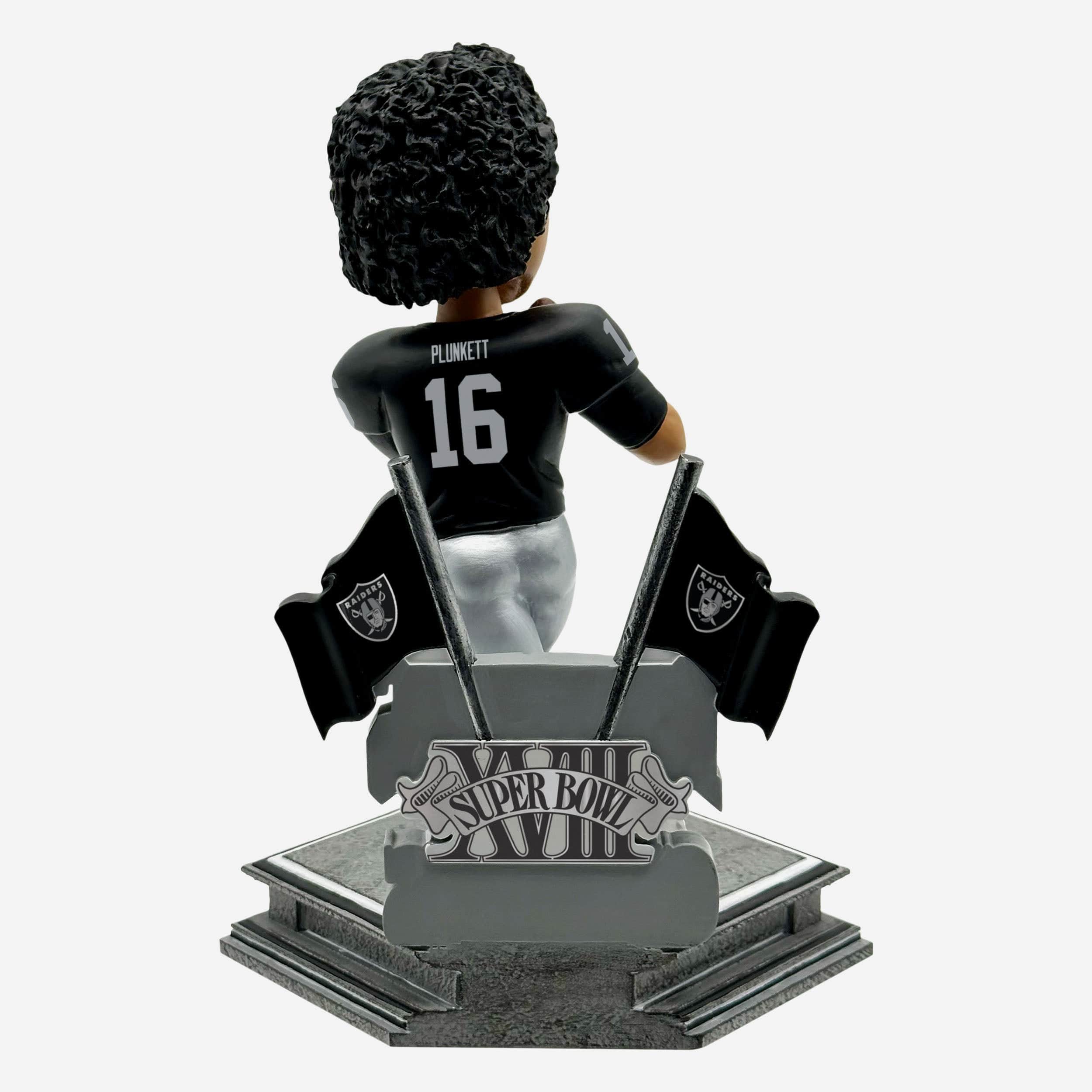 Jim Plunkett Las Vegas Raiders Super Bowl XVIII Champions 40th Anniversary Bobblehead - Image 5