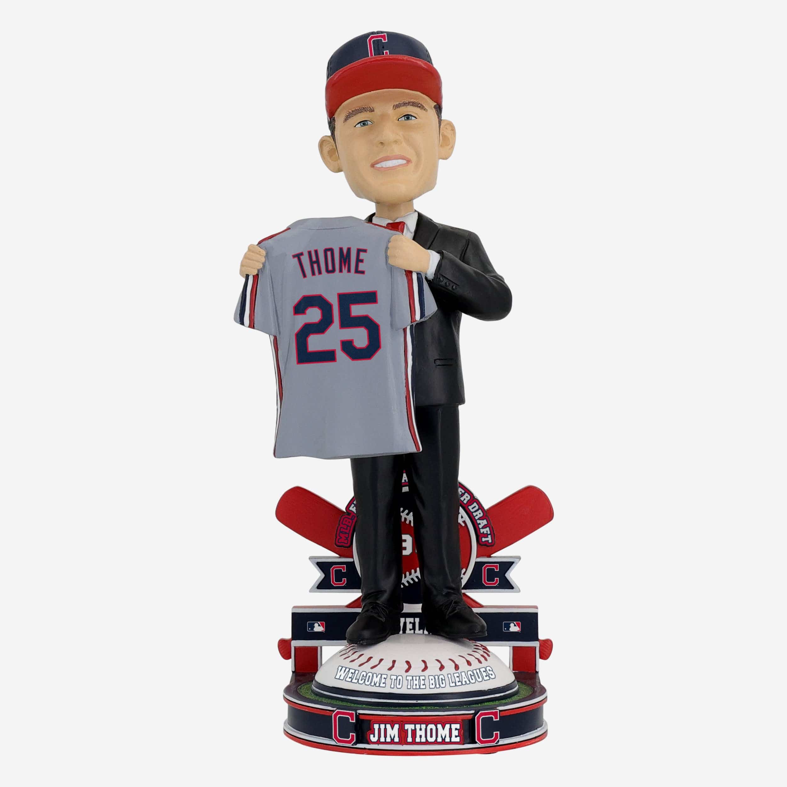 Jim Thome Cleveland Guardians 1989 Draft Pick Bobblehead