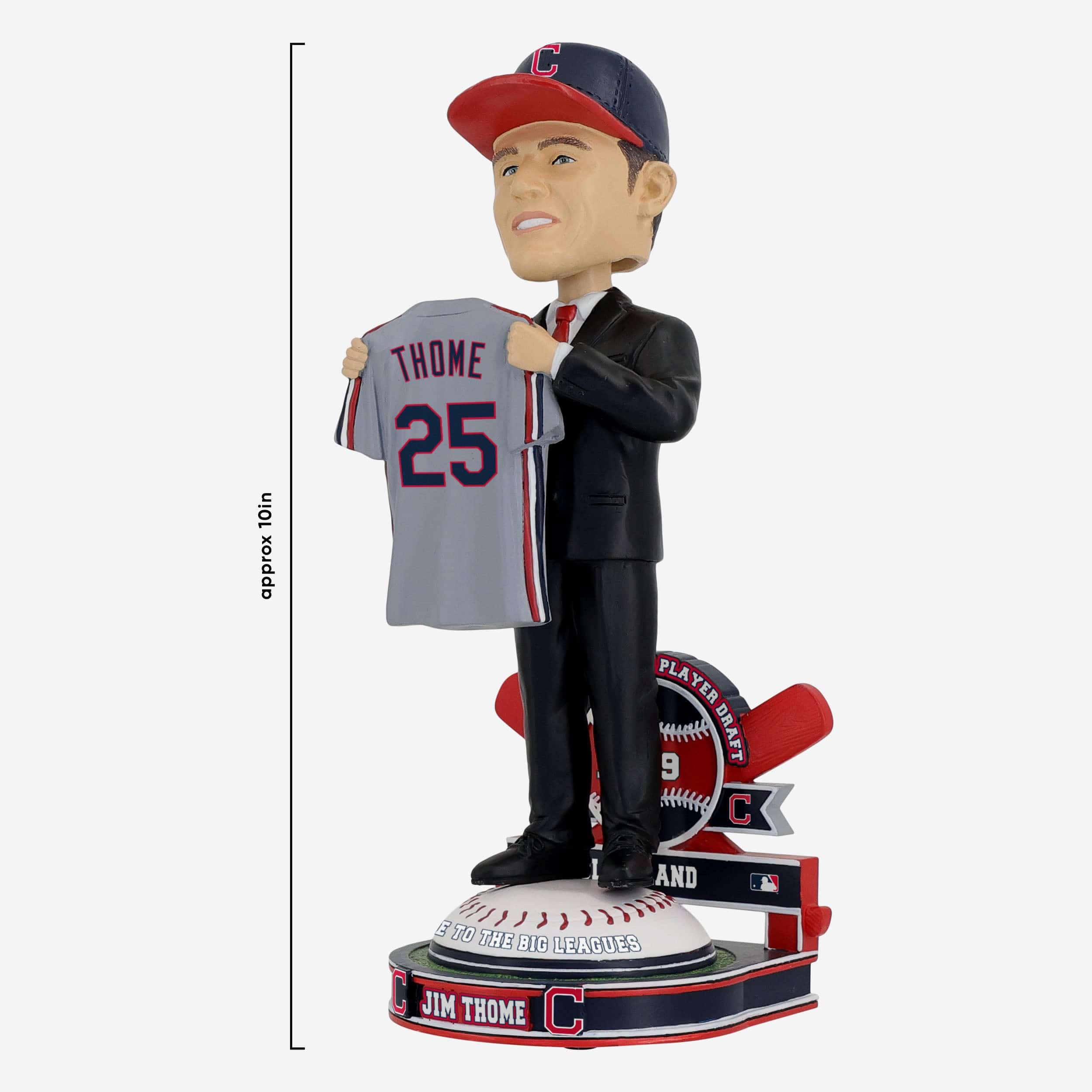 Jim Thome Cleveland Guardians 1989 Draft Pick Bobblehead - Image 4