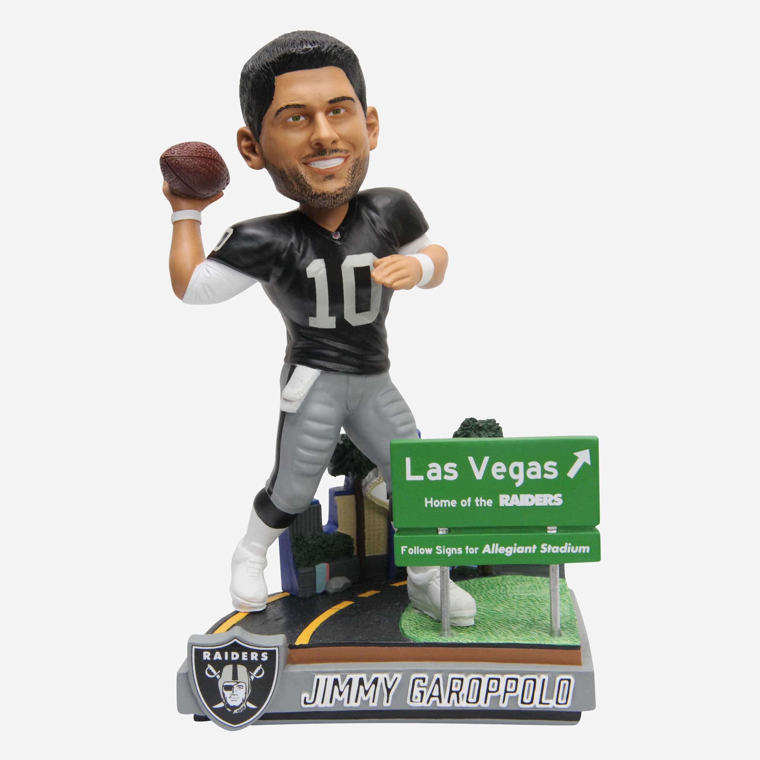 Jimmy Garoppolo Las Vegas Raiders Next Stop Bobblehead