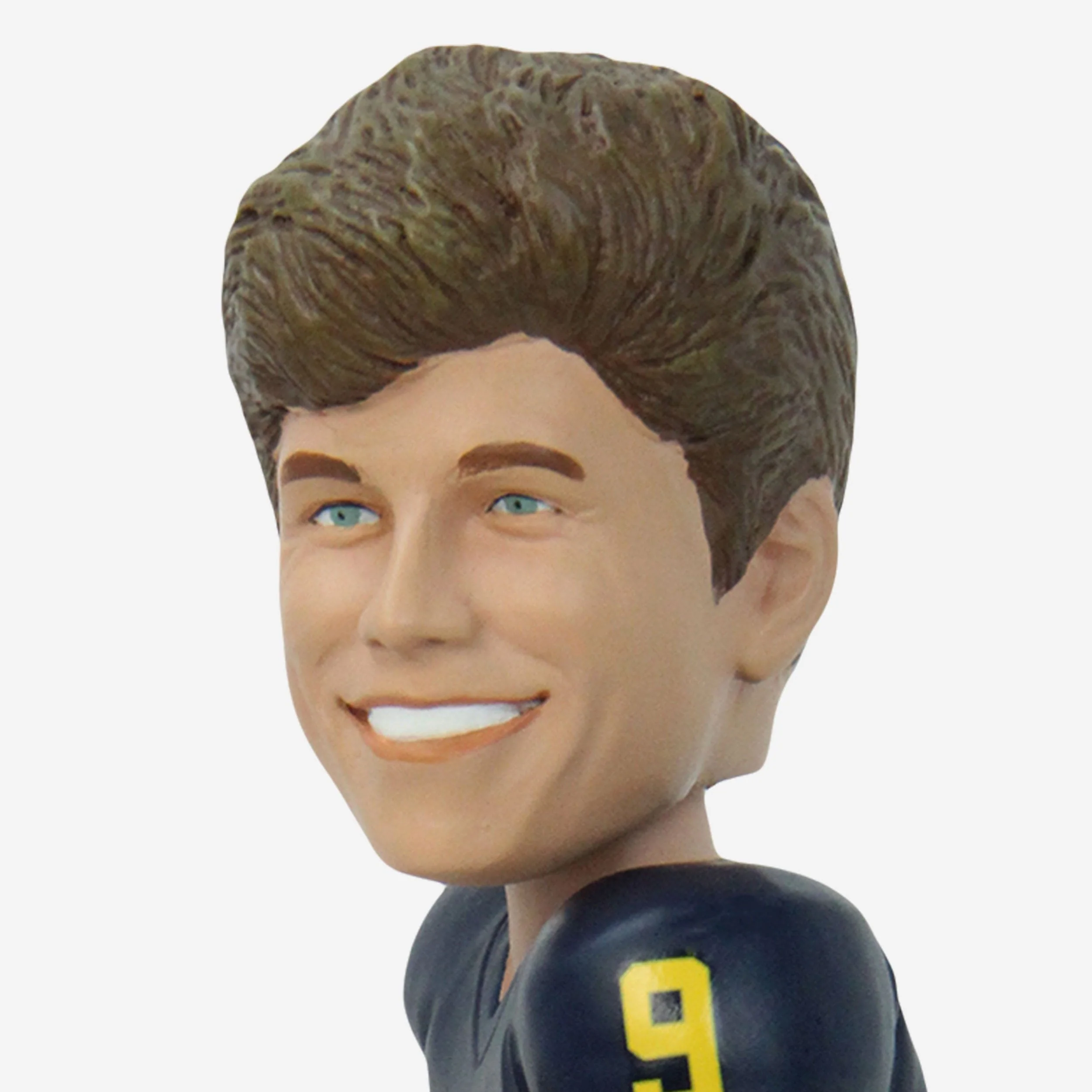JJ McCarthy Michigan Wolverines 2023 Football Blue Uniform Student Athlete Bobblehead - Image 2
