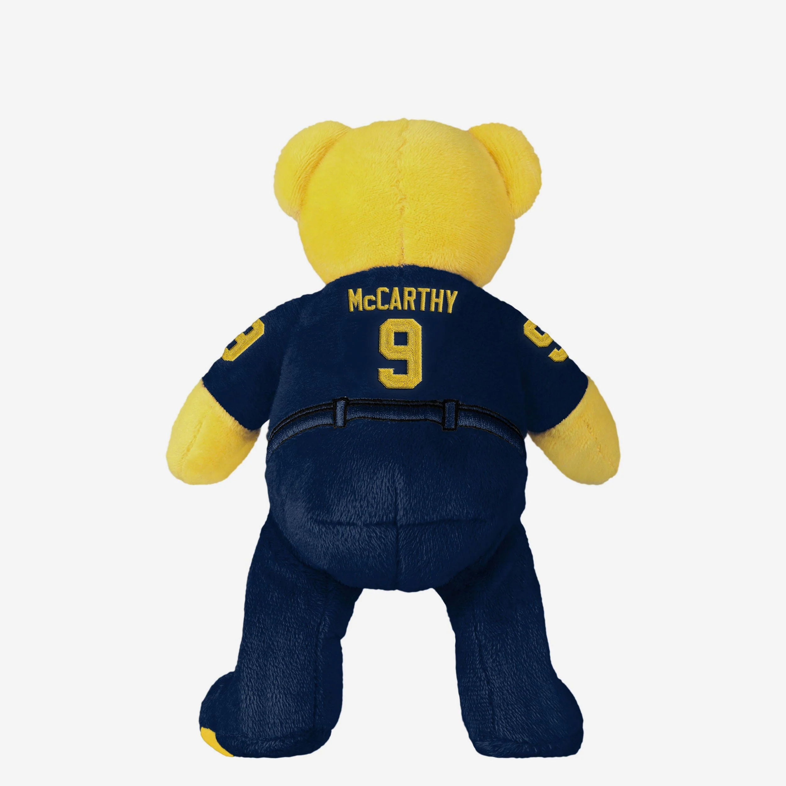 JJ McCarthy Michigan Wolverines 2023 Football National Champions Team Beans Embroidered Player Bear - Image 2