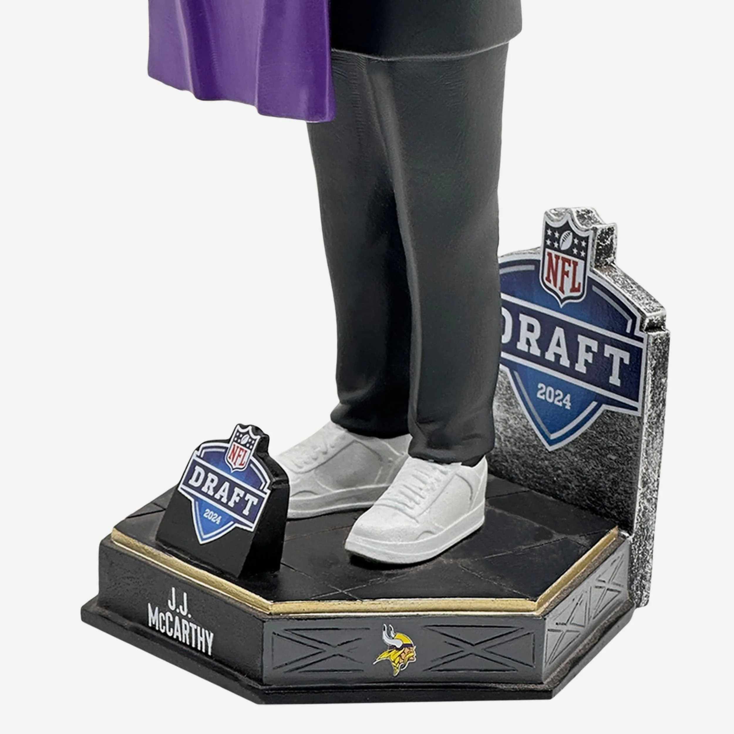 JJ McCarthy Minnesota Vikings 2024 Draft Pick Bobblehead - Image 3