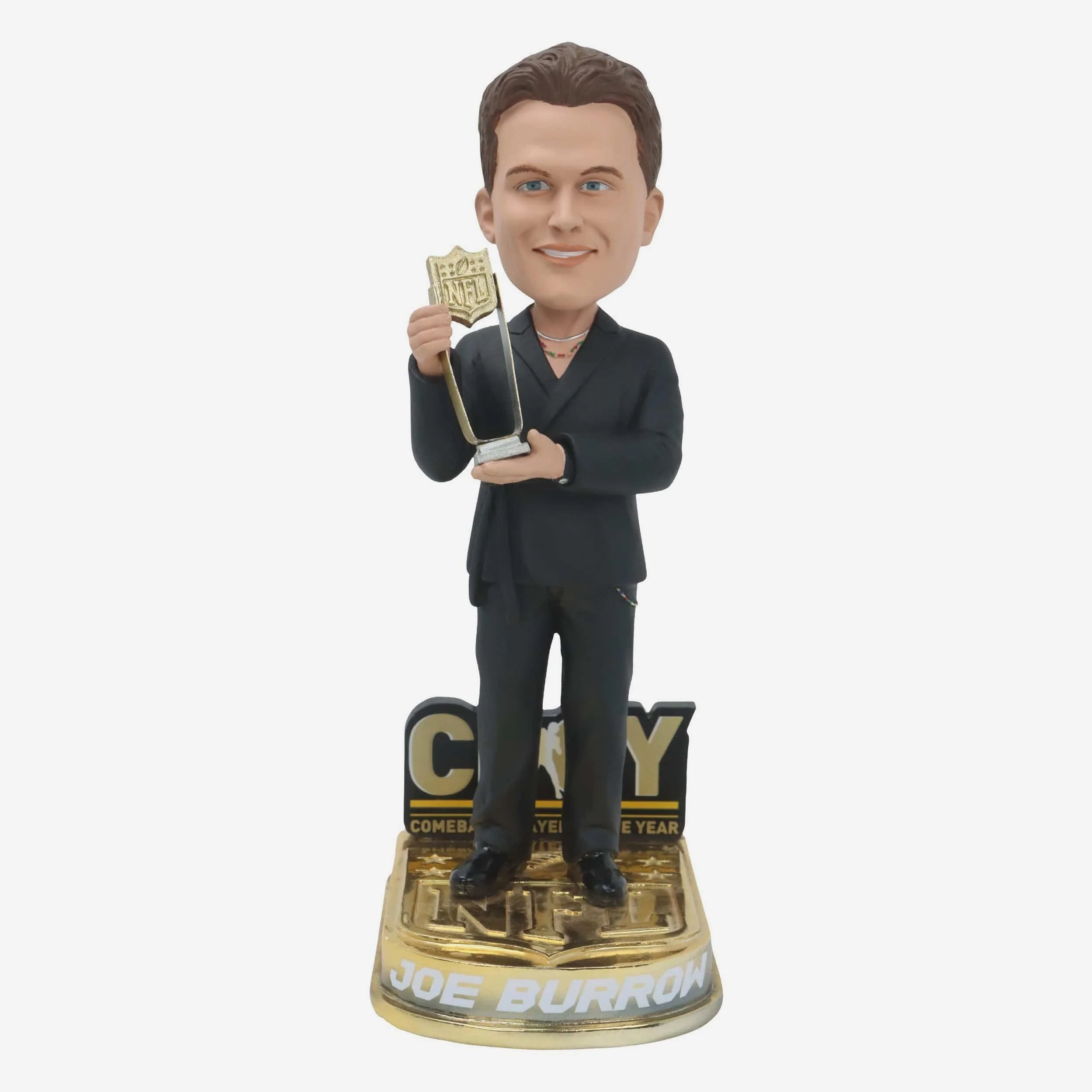 Joe Burrow Cincinnati Bengals 2024 NFL Comeback Player of the Year Bobblehead