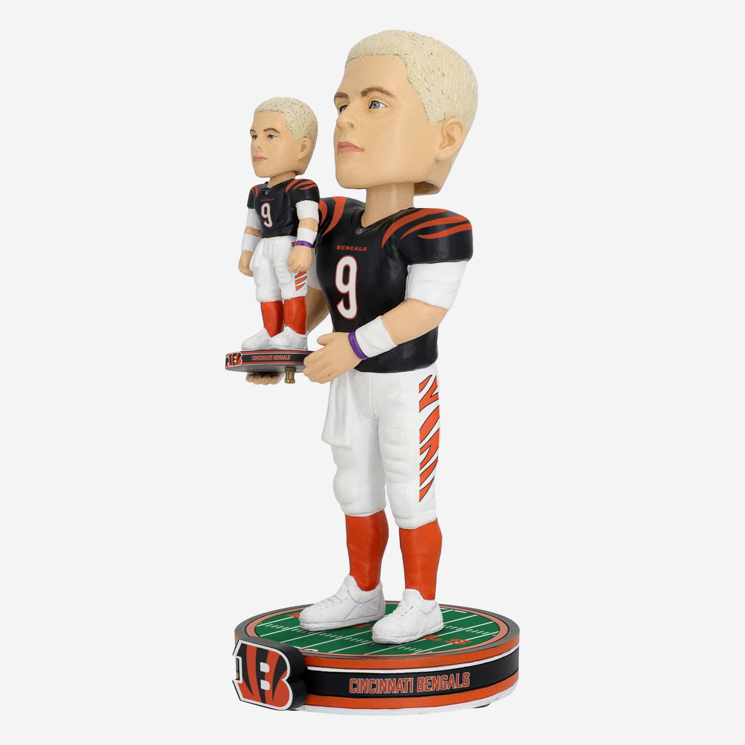Joe Burrow Cincinnati Bengals Bobble Dubblz Bobblehead - Image 6