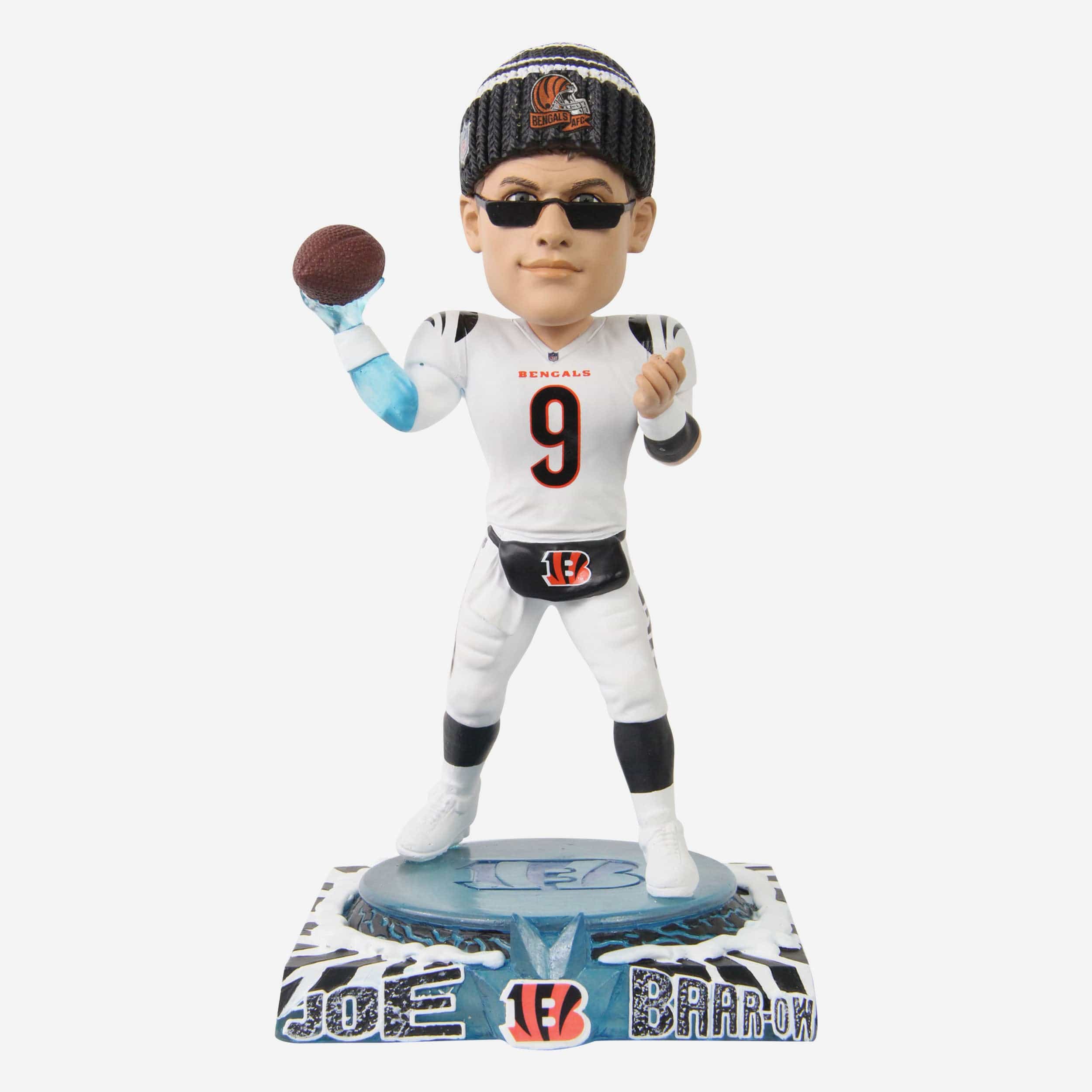 Joe Burrow Cincinnati Bengals Brrr-ow Bobblehead