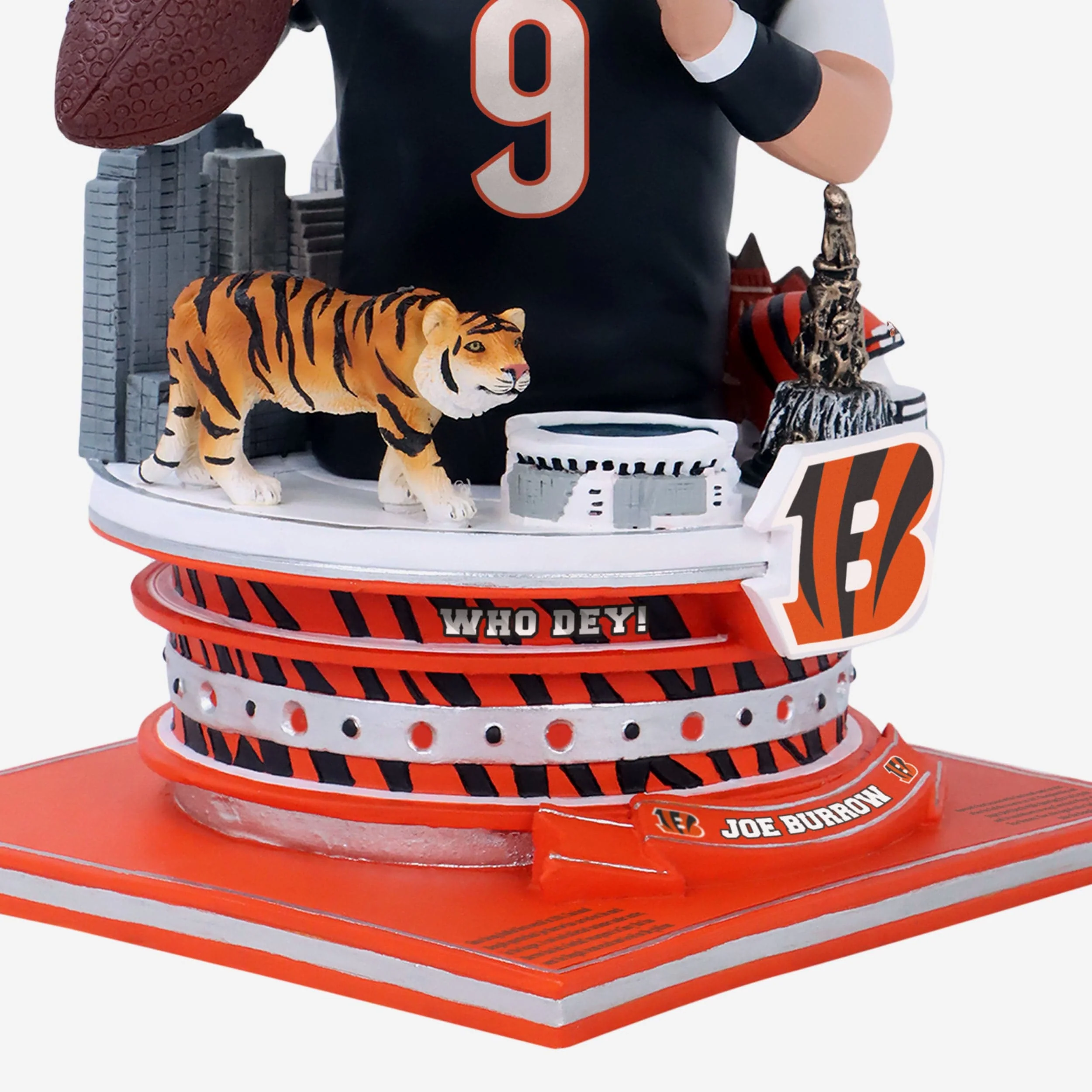 Joe Burrow Cincinnati Bengals Bust Bighead Bobblehead - Image 3