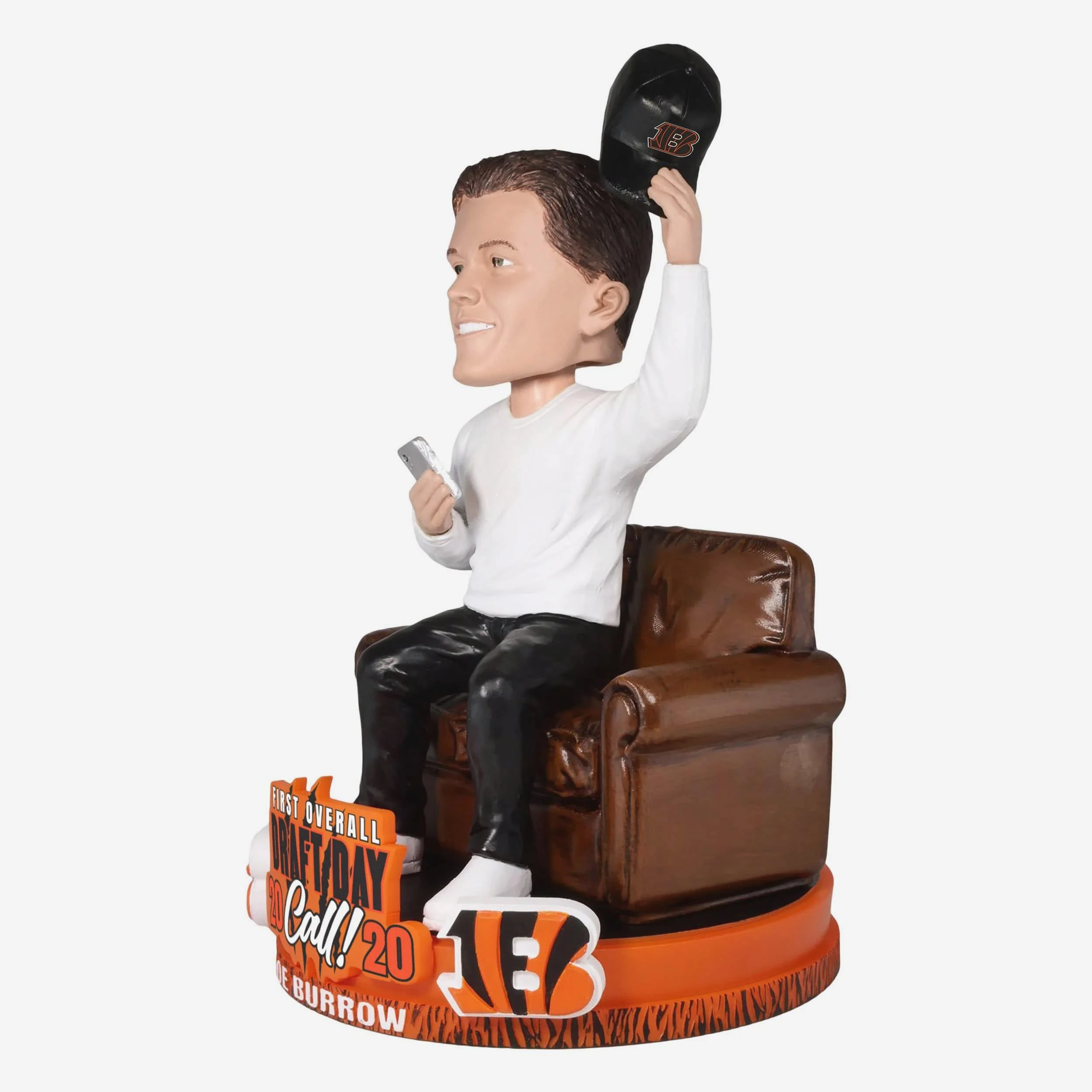 Joe Burrow Cincinnati Bengals Draft Call Bobblehead - Image 4