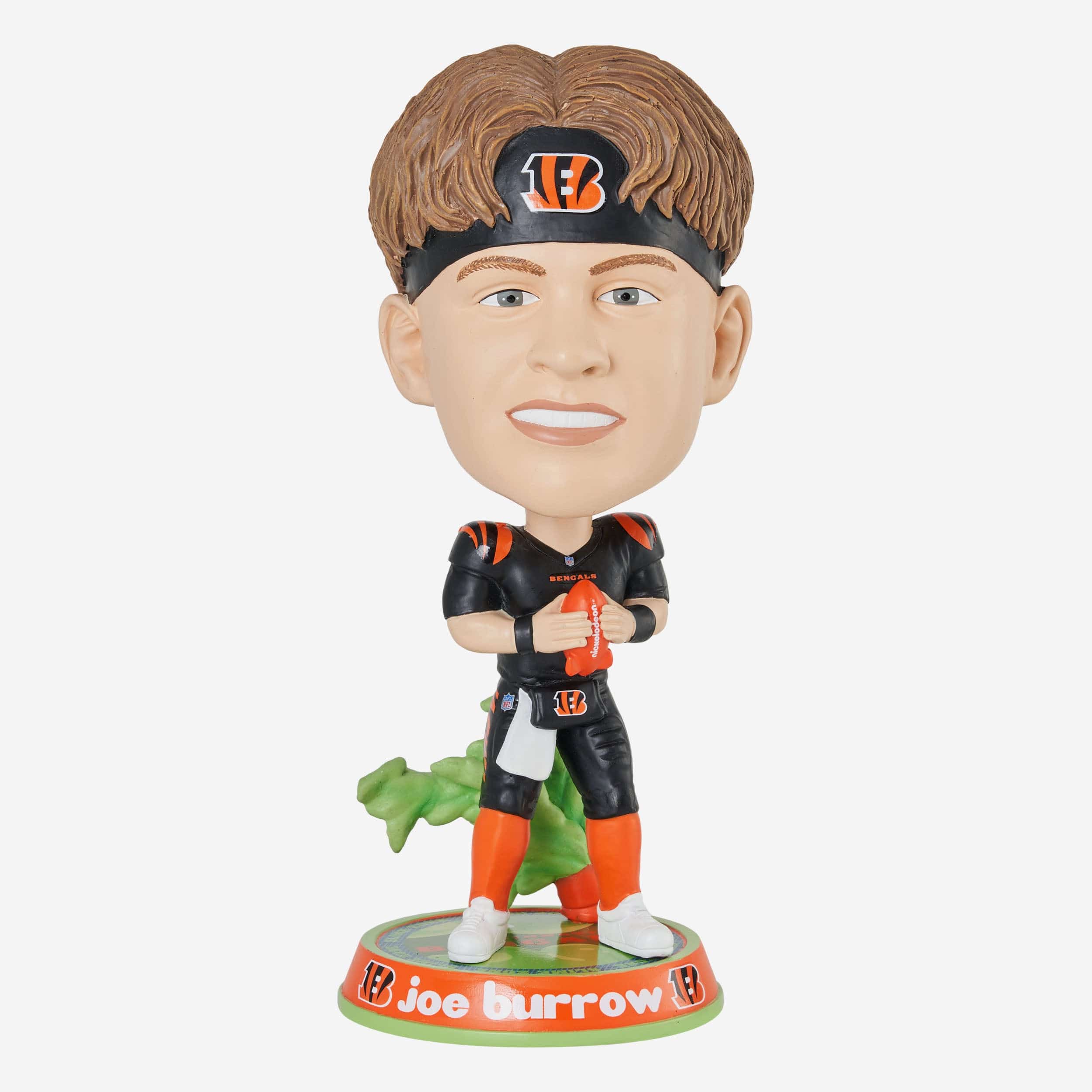 Joe Burrow Cincinnati Bengals Nickelodeon Glow in the Dark Bighead Bobblehead