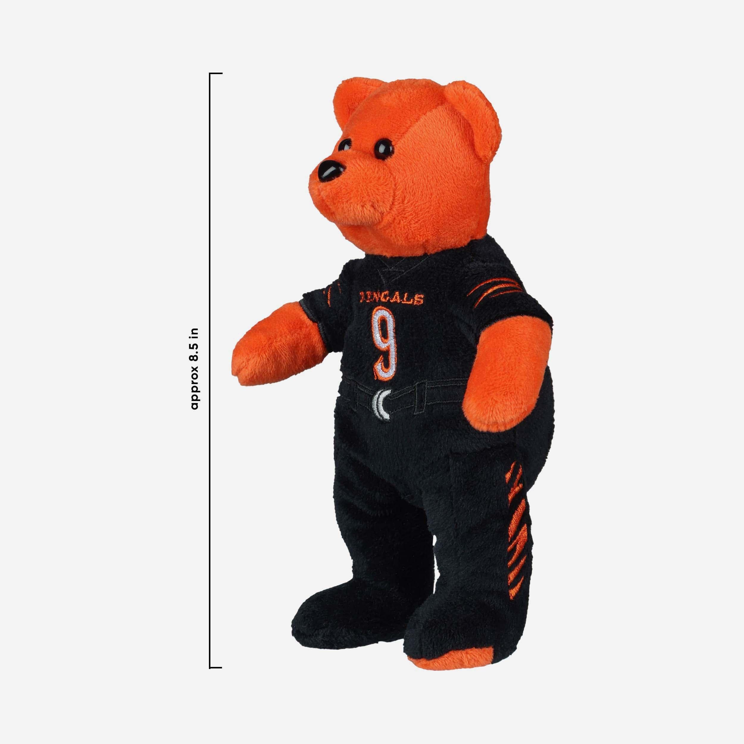Joe Burrow Cincinnati Bengals Team Beans Embroidered Player Bear - Image 3