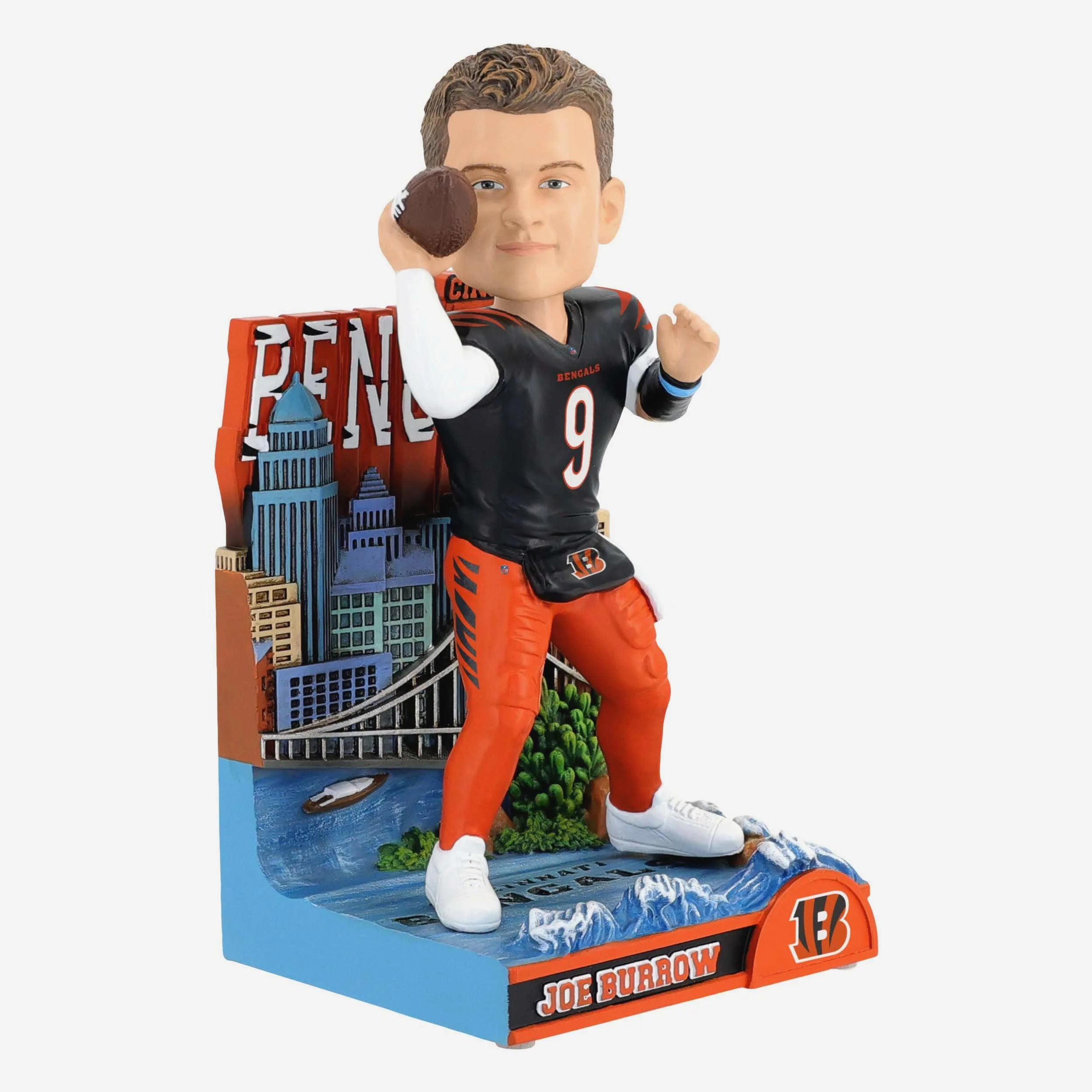 Joe Burrow Cincinnati Bengals The Queen City Bobblehead - Image 4