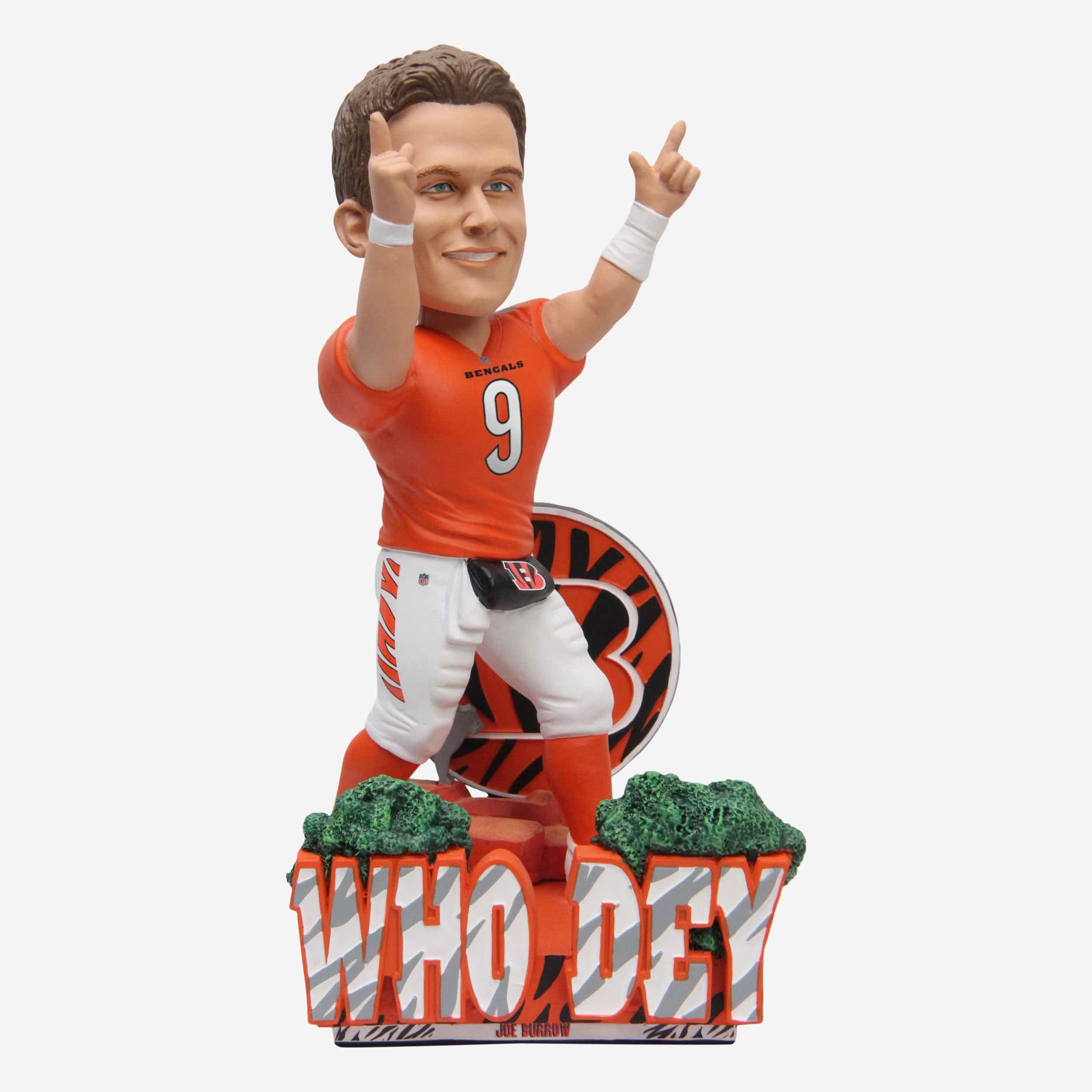 Joe Burrow Cincinnati Bengals Who Dey Bobblehead