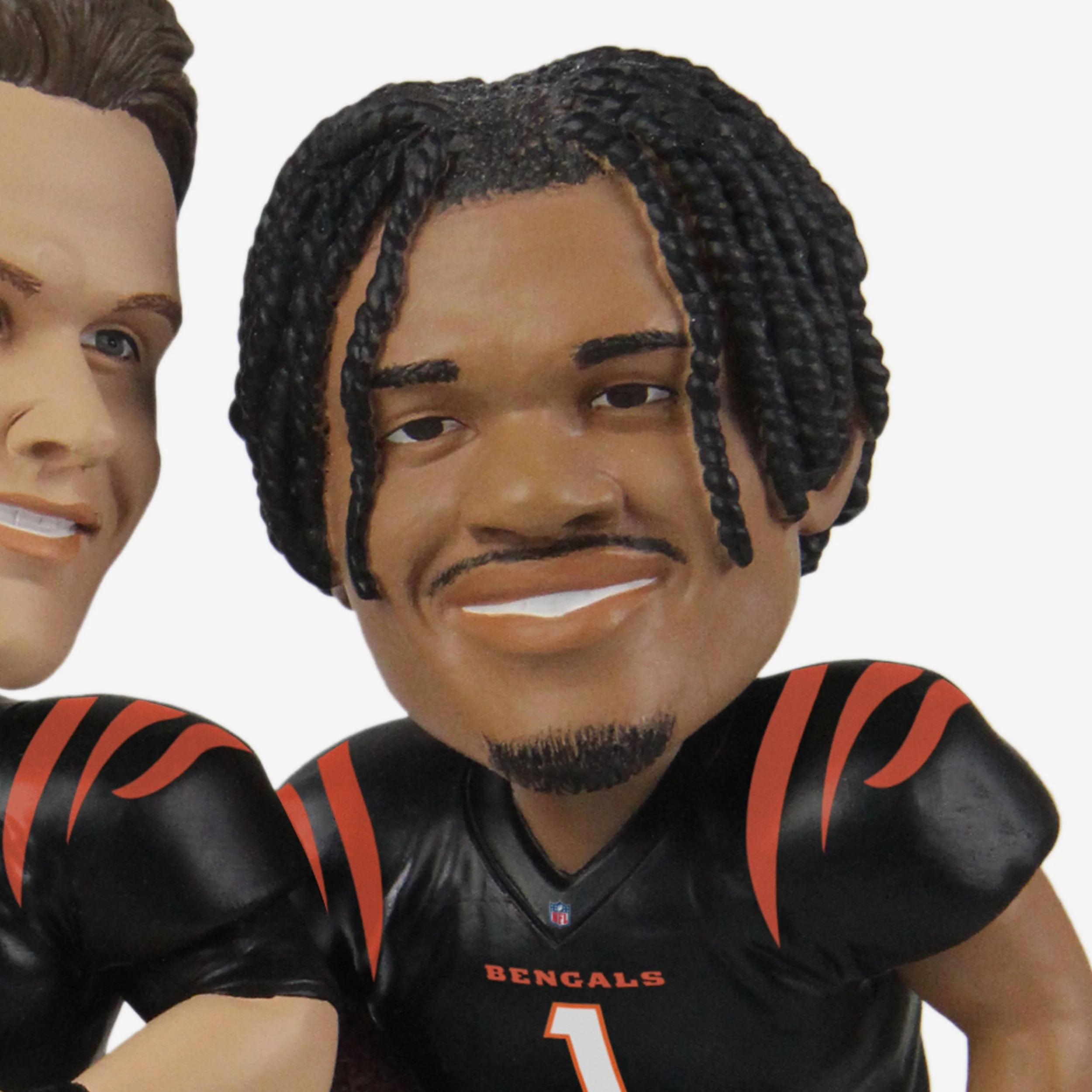 Joe Burrow & Ja'Marr Chase Cincinnati Bengals Bobblemate Dual Bobblehead - Image 3
