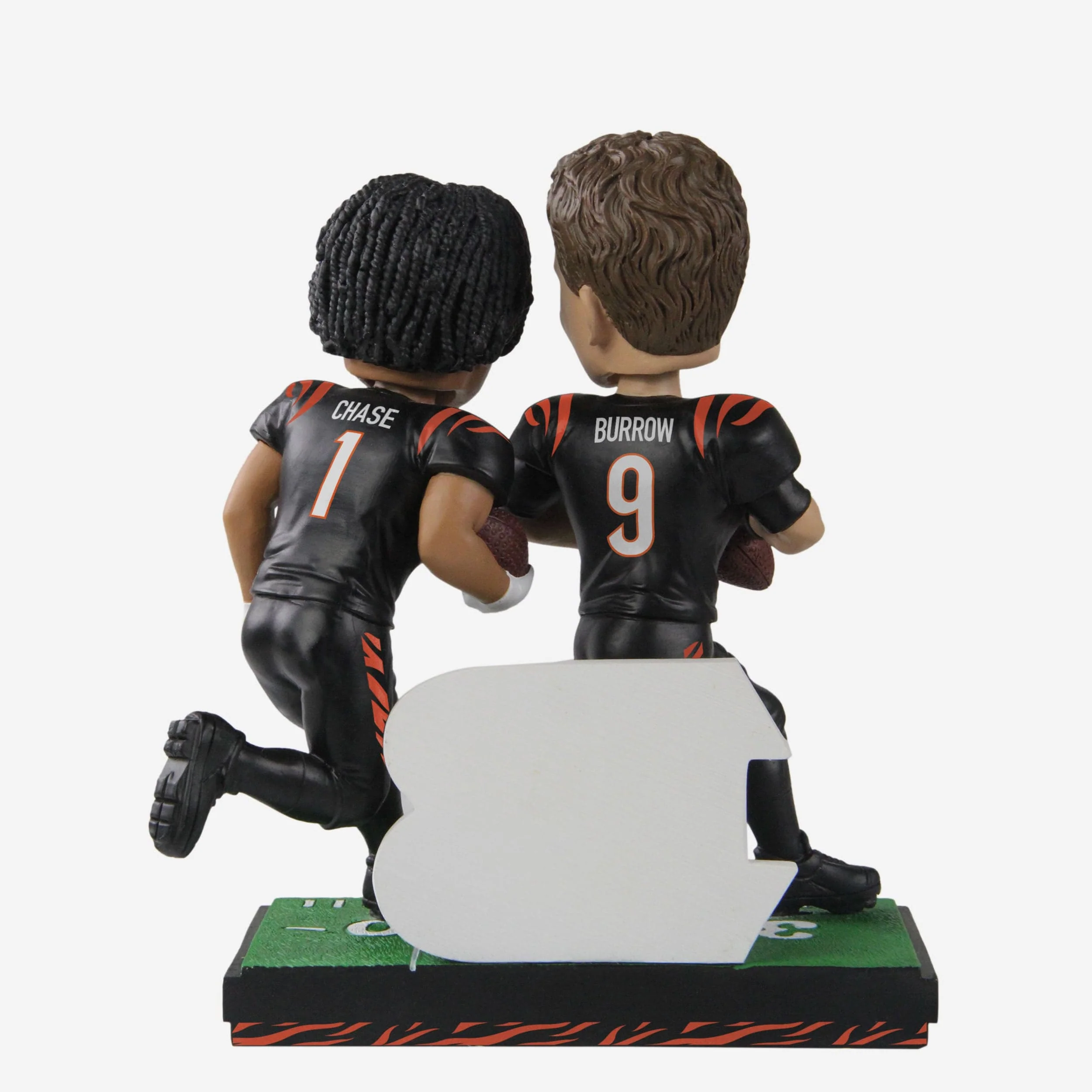 Joe Burrow & Ja'Marr Chase Cincinnati Bengals Bobblemate Dual Bobblehead - Image 6