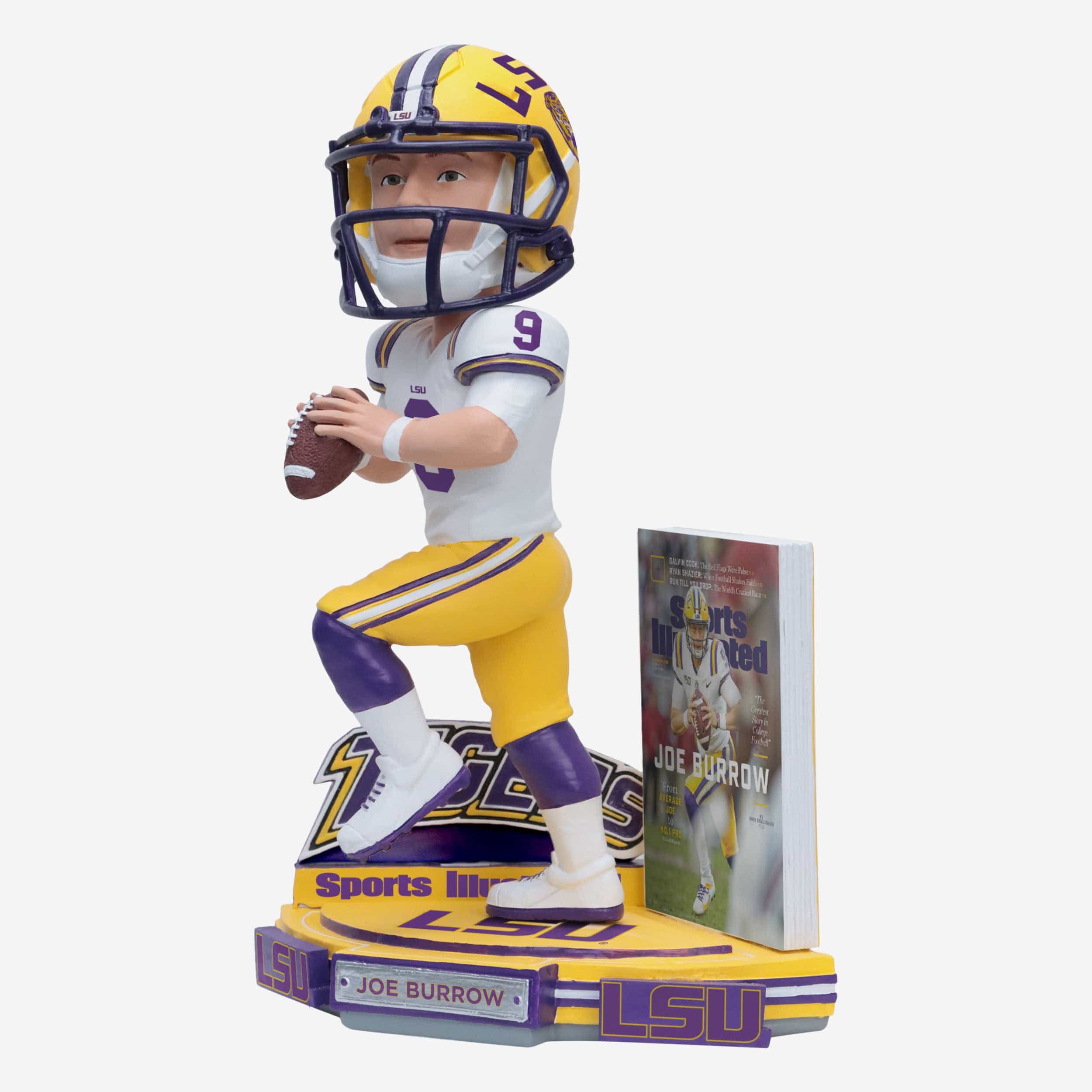 Joe Burrow LSU Tigers Sports Illustrated Cover Bobblehead - Image 5