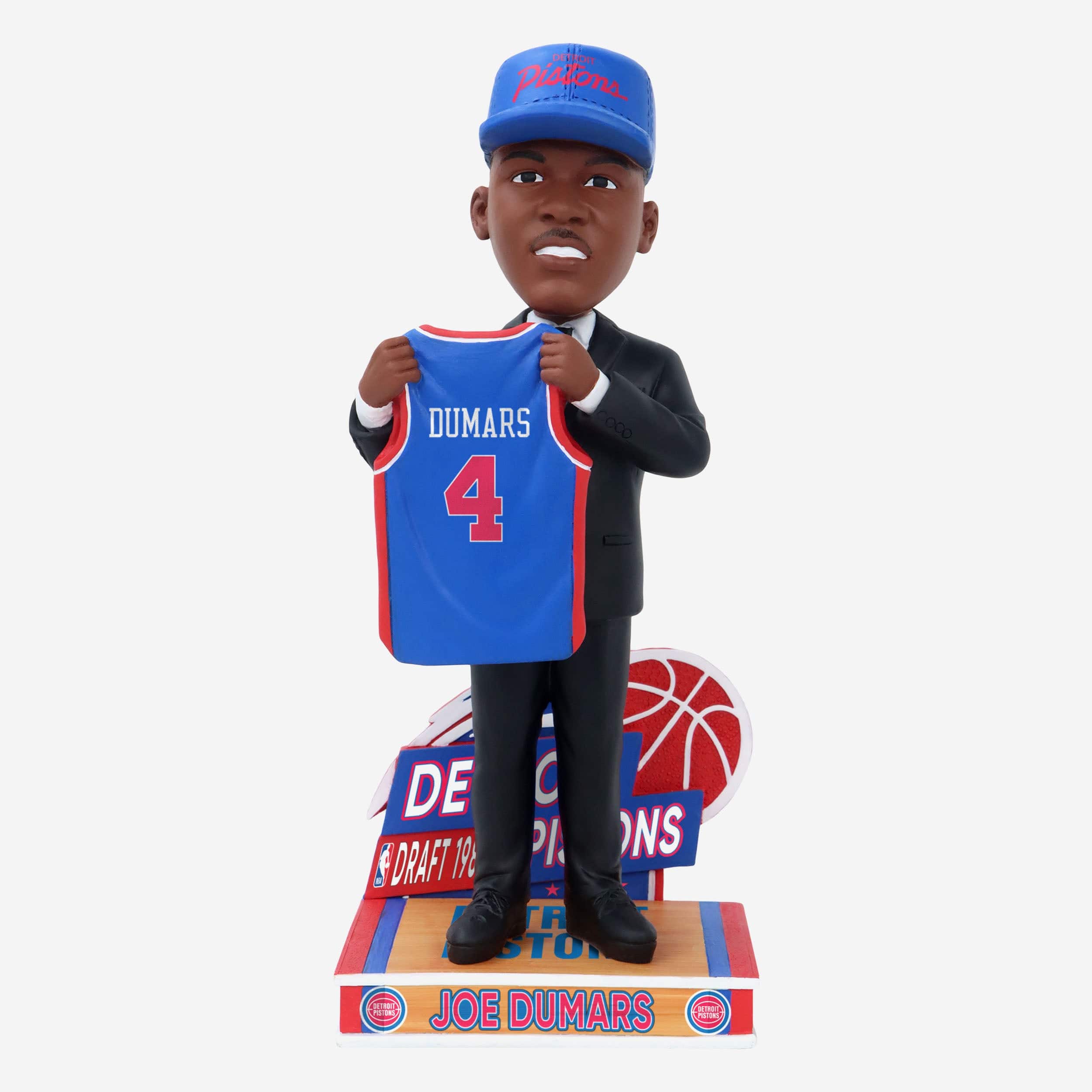 Joe Dumars Detroit Pistons 1985 Draft Pick Bobblehead