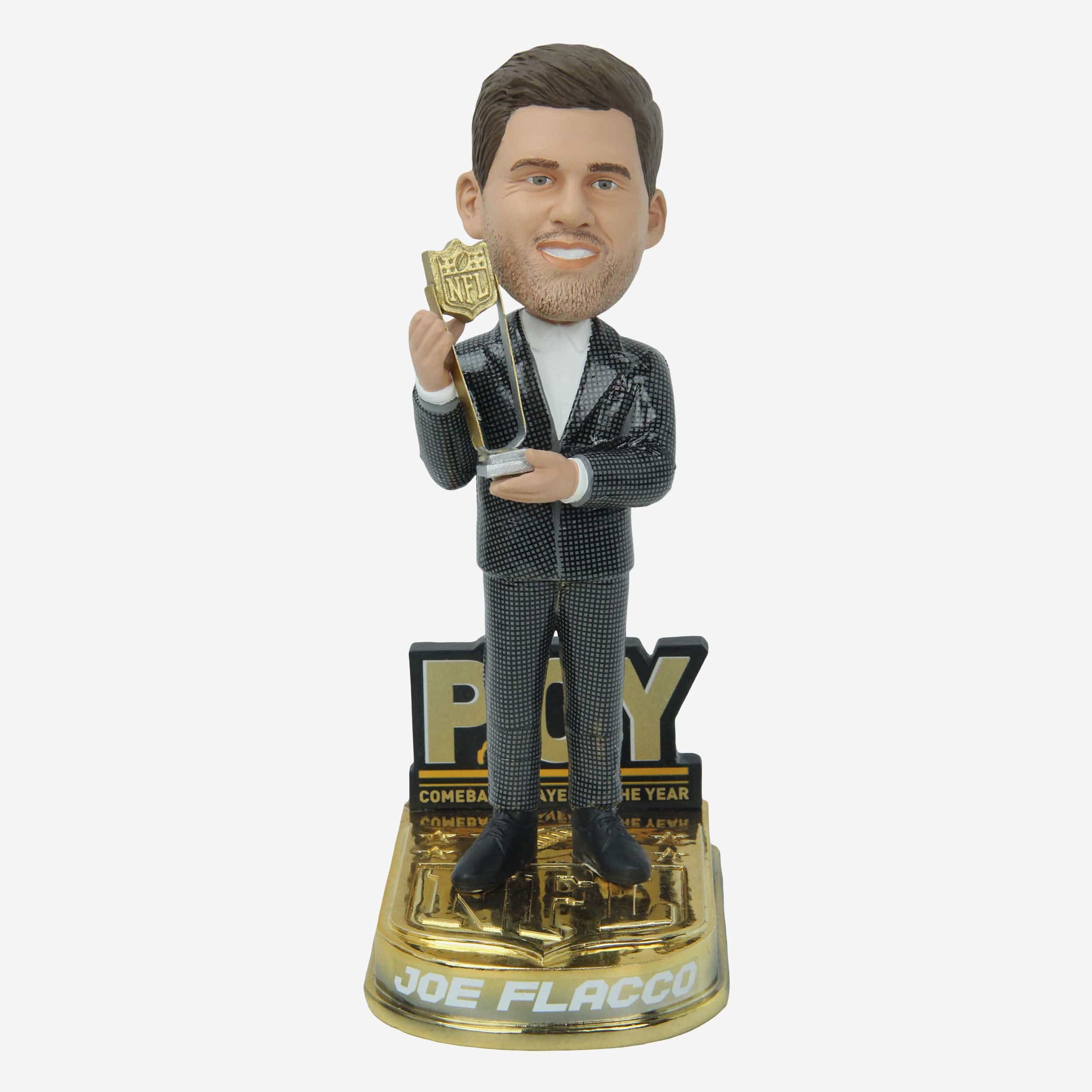 Joe Flacco Cleveland Browns 2023 NFL Comeback Player of the Year Bobblehead