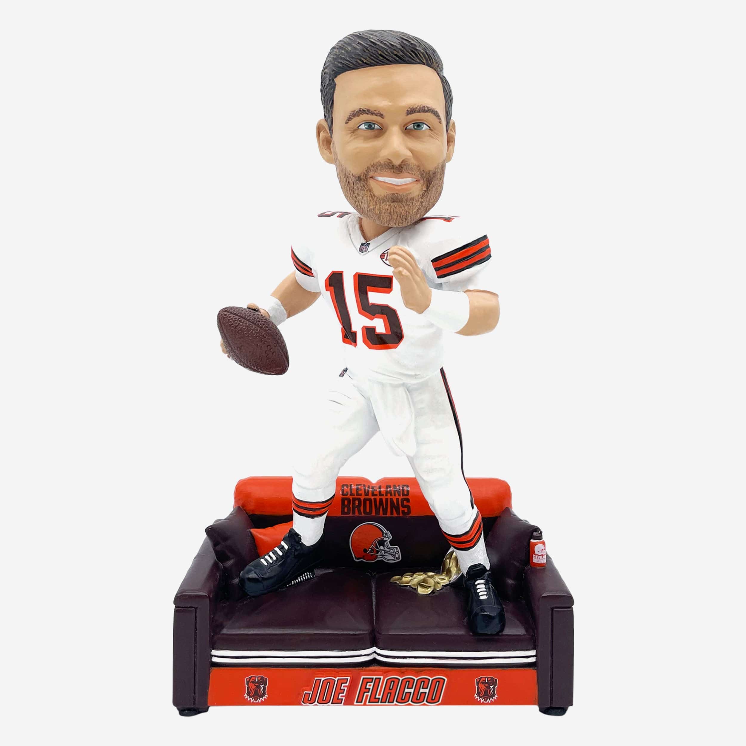 Joe Flacco Cleveland Browns from the Couch to the Field Bobblehead