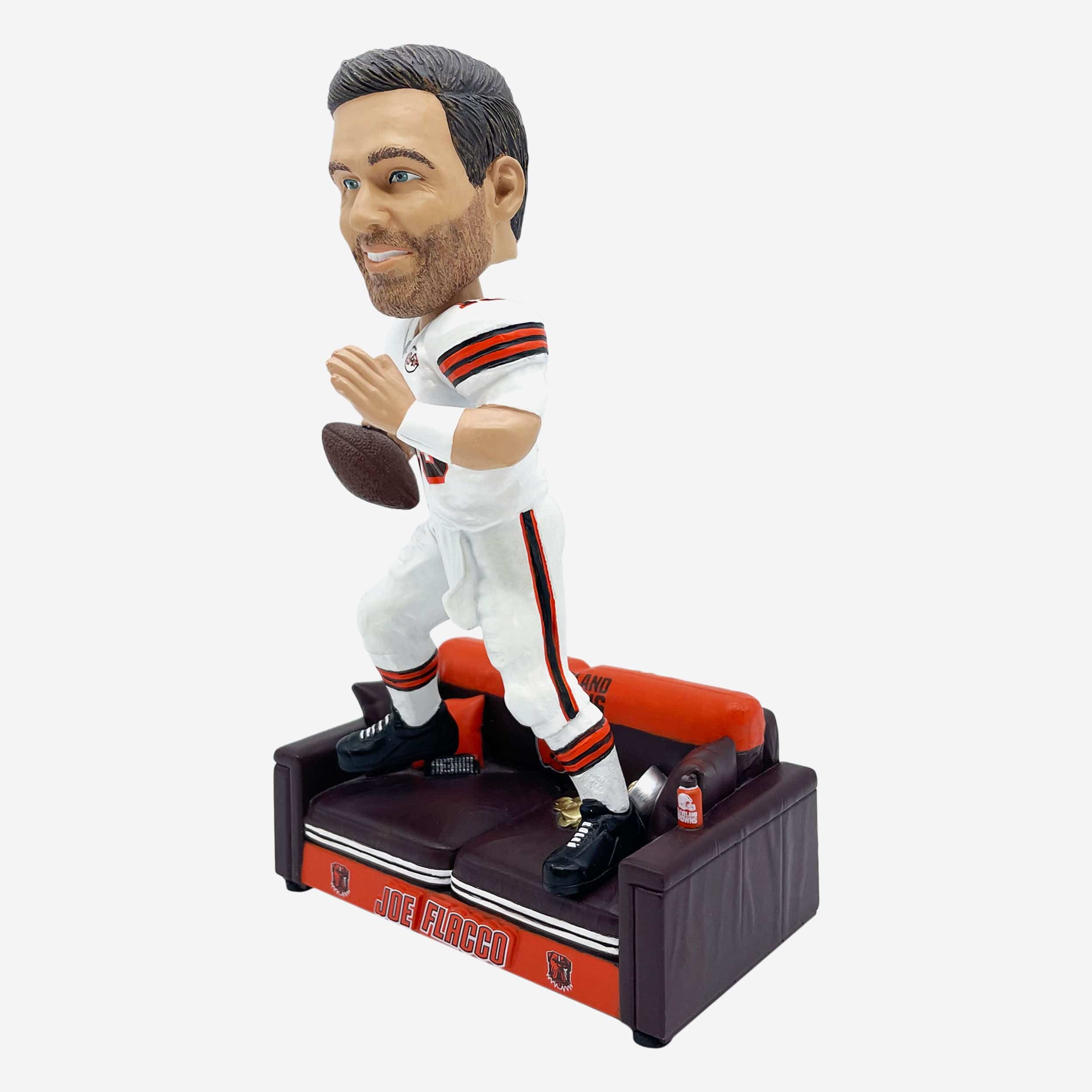 Joe Flacco Cleveland Browns from the Couch to the Field Bobblehead - Image 4