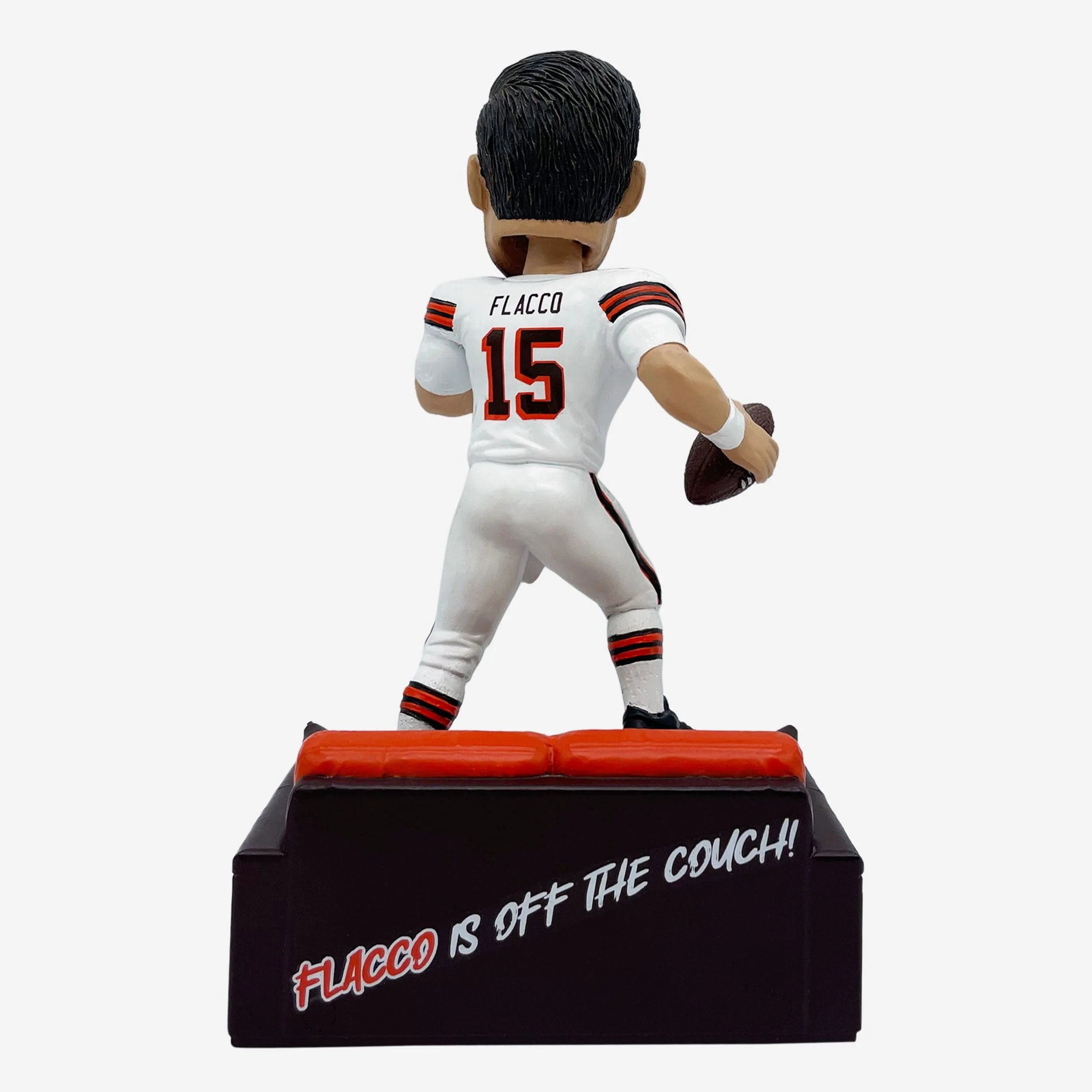 Joe Flacco Cleveland Browns from the Couch to the Field Bobblehead - Image 5