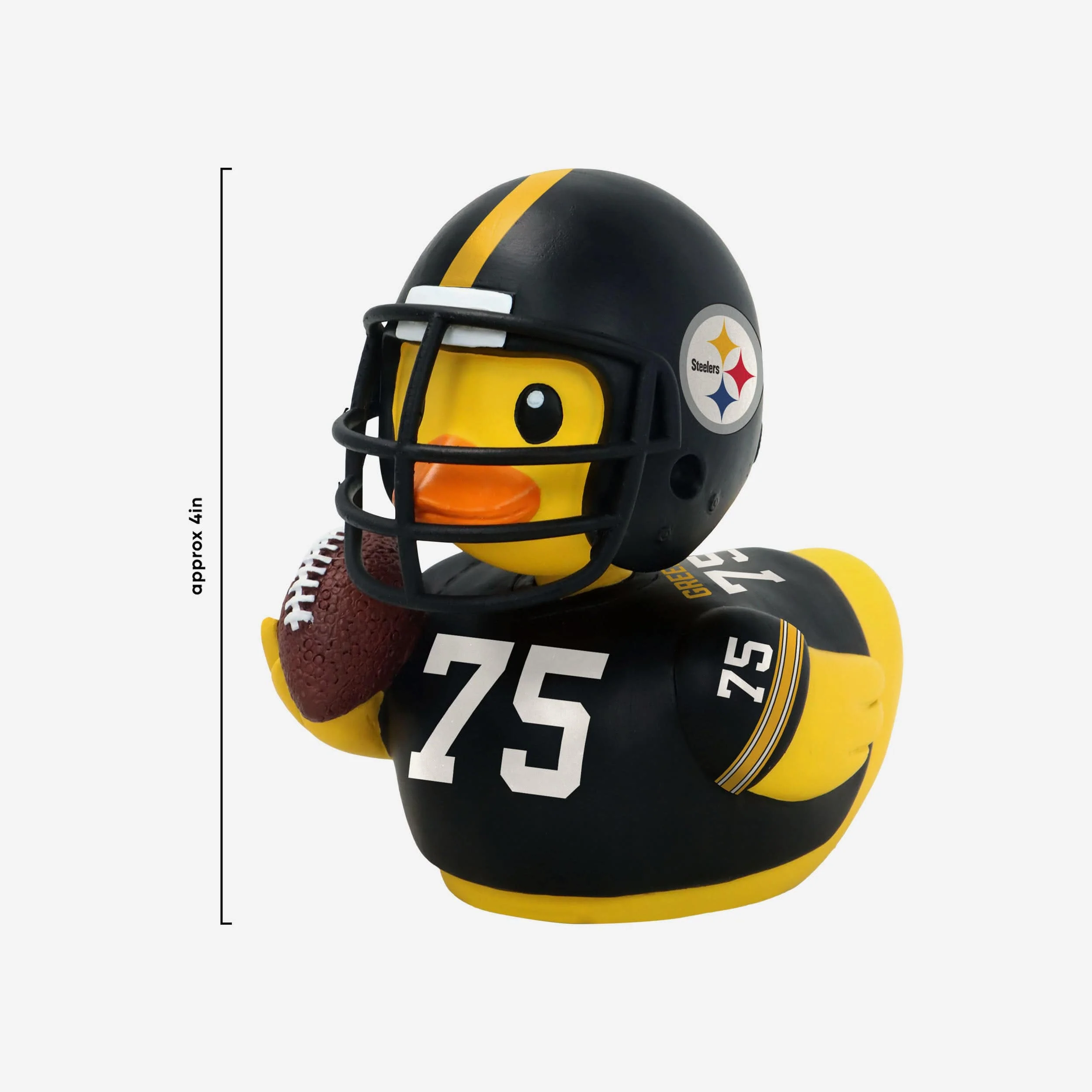 Joe Greene Pittsburgh Steelers Player Bobble Duck Mini Bobblehead - Image 4