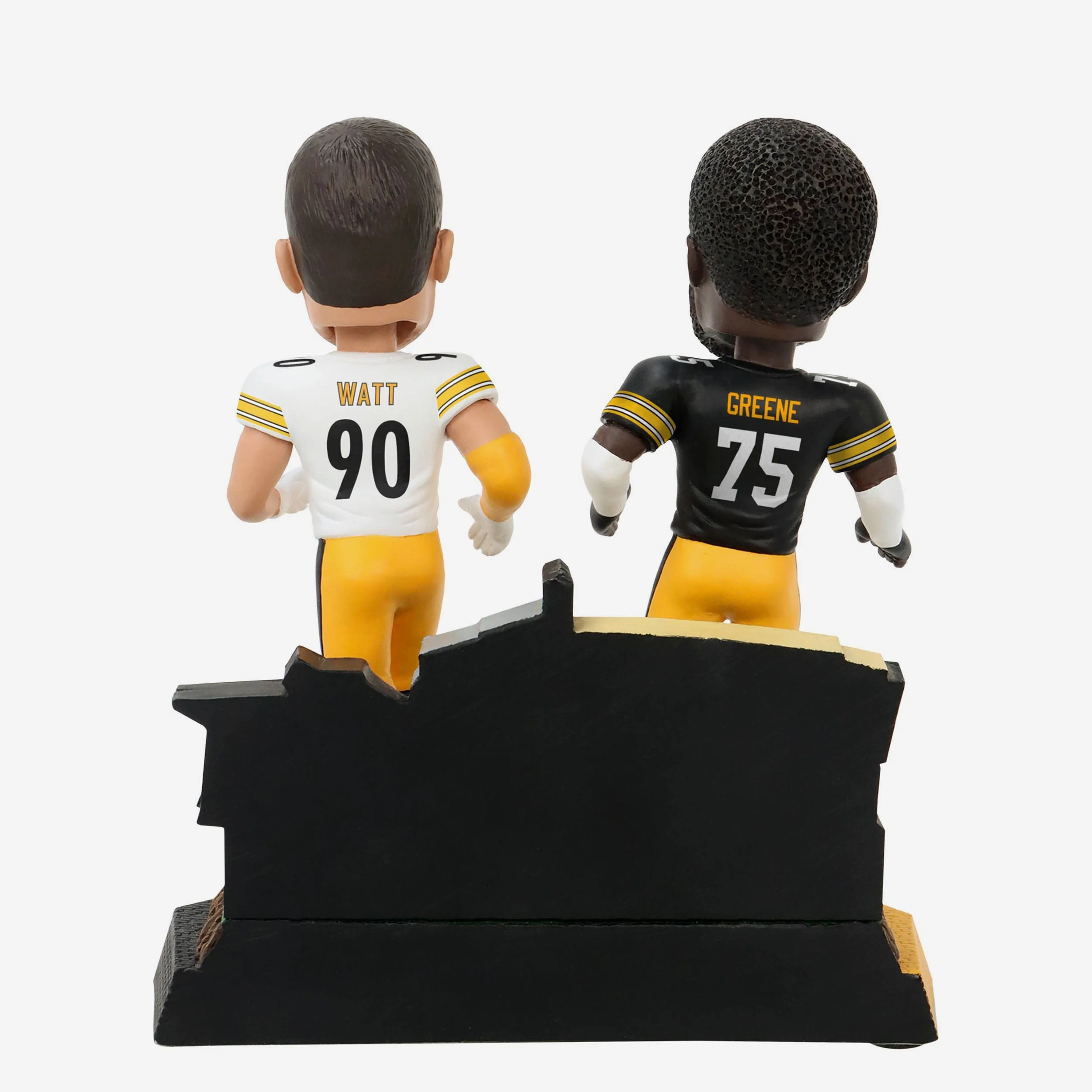 Joe Greene & TJ Watt Pittsburgh Steelers Then and Now Bobblehead - Image 6