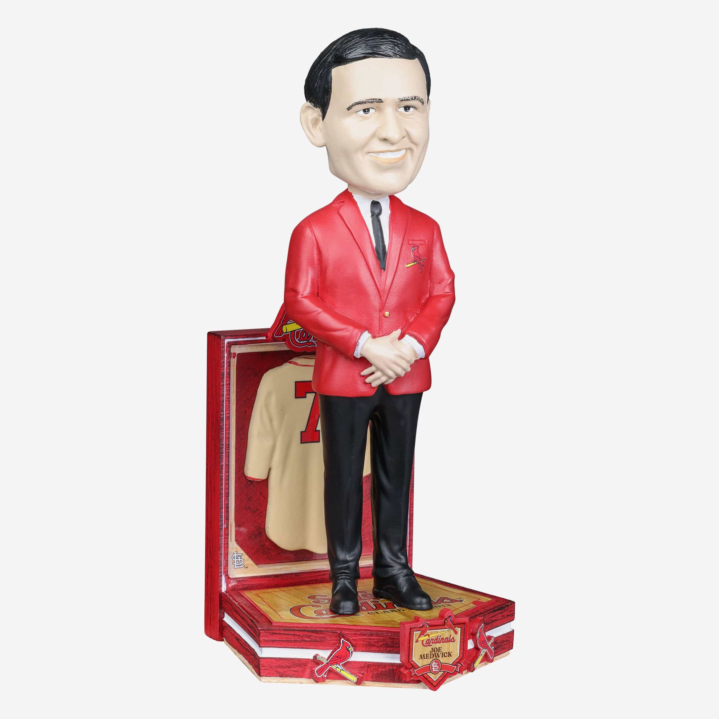 Joe Medwick St Louis Cardinals Red Jacket Bobblehead - Image 4