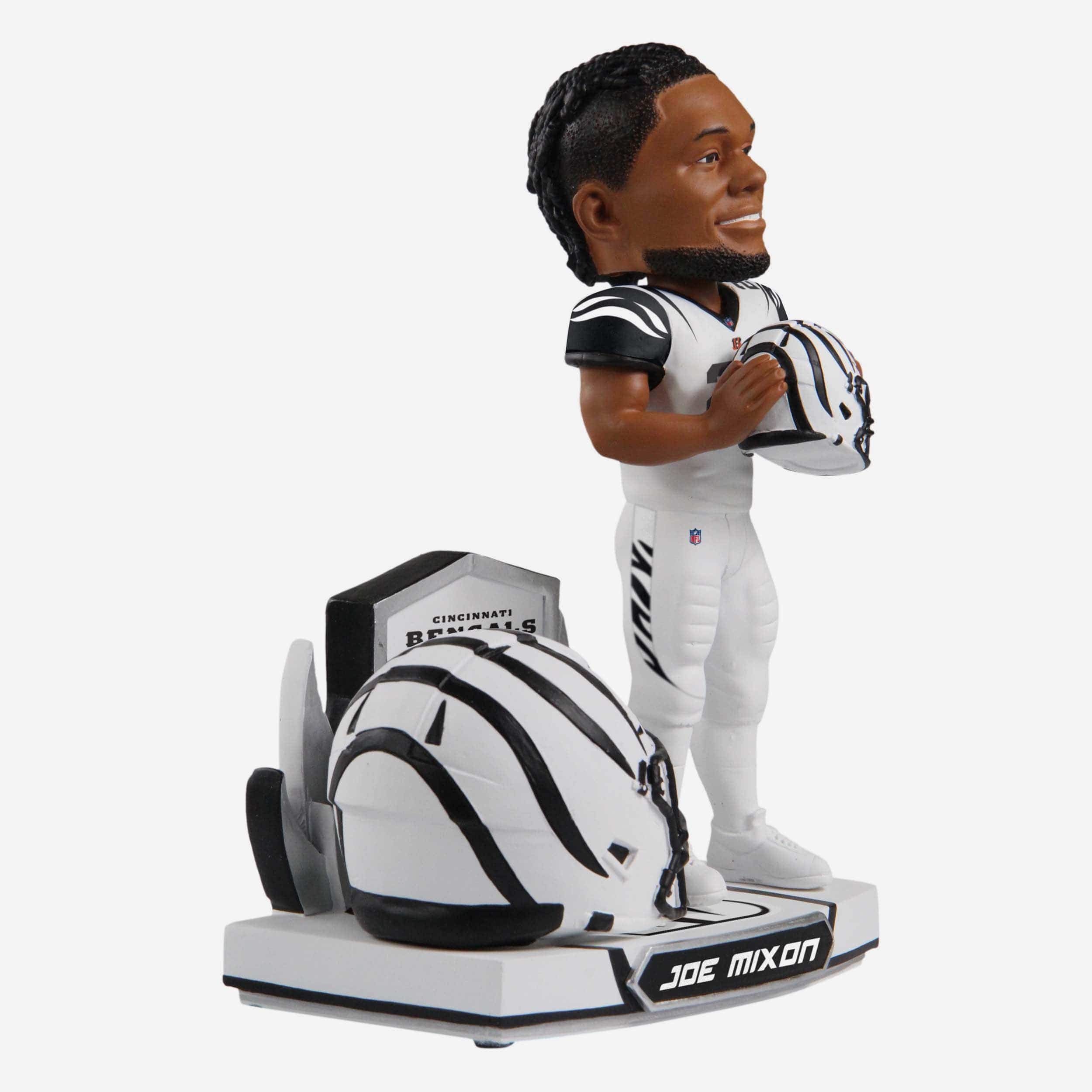 Joe Mixon Cincinnati Bengals 2022 Alternate Helmet Bobblehead - Image 4
