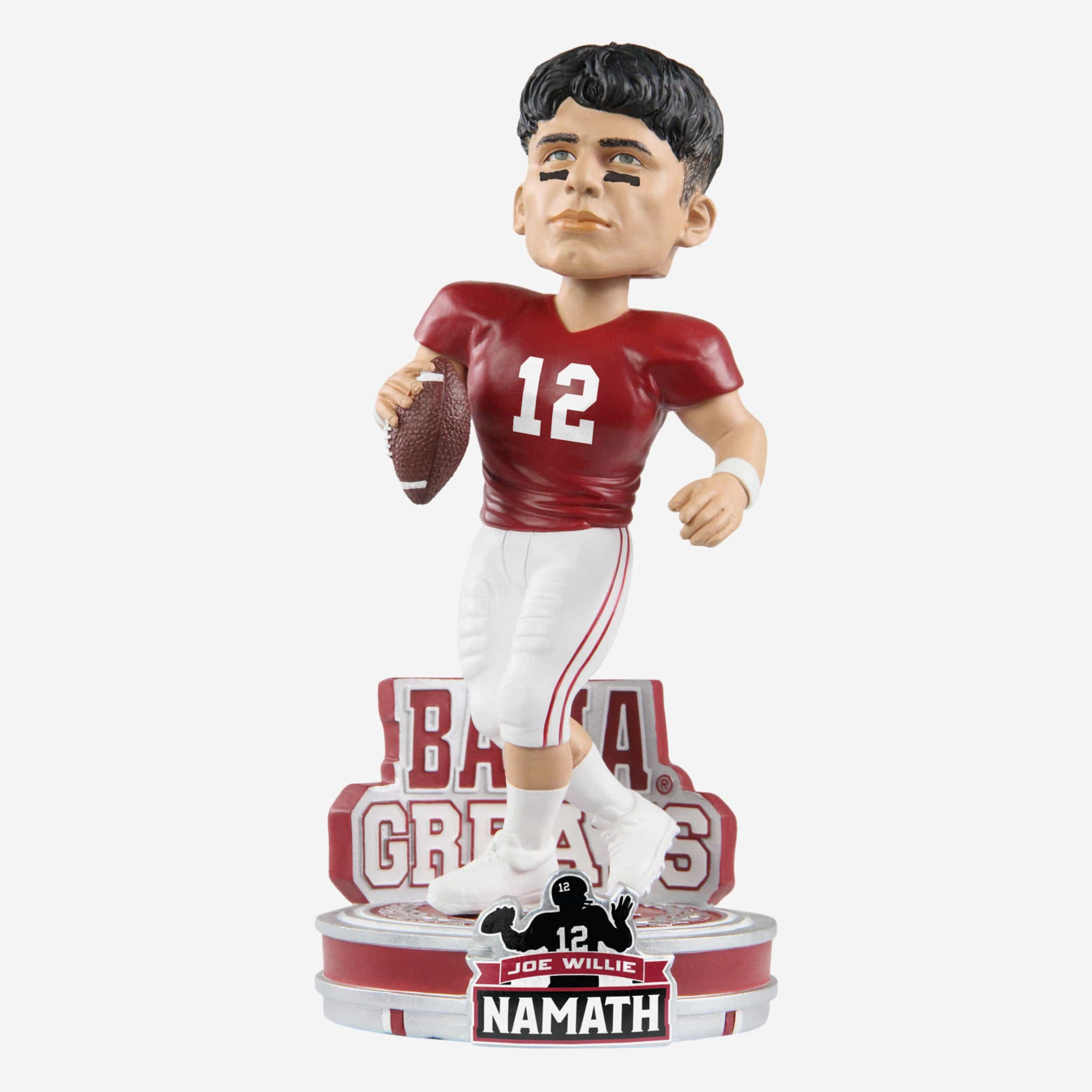 Joe Namath Alabama Crimson Tide Greats Bobblehead