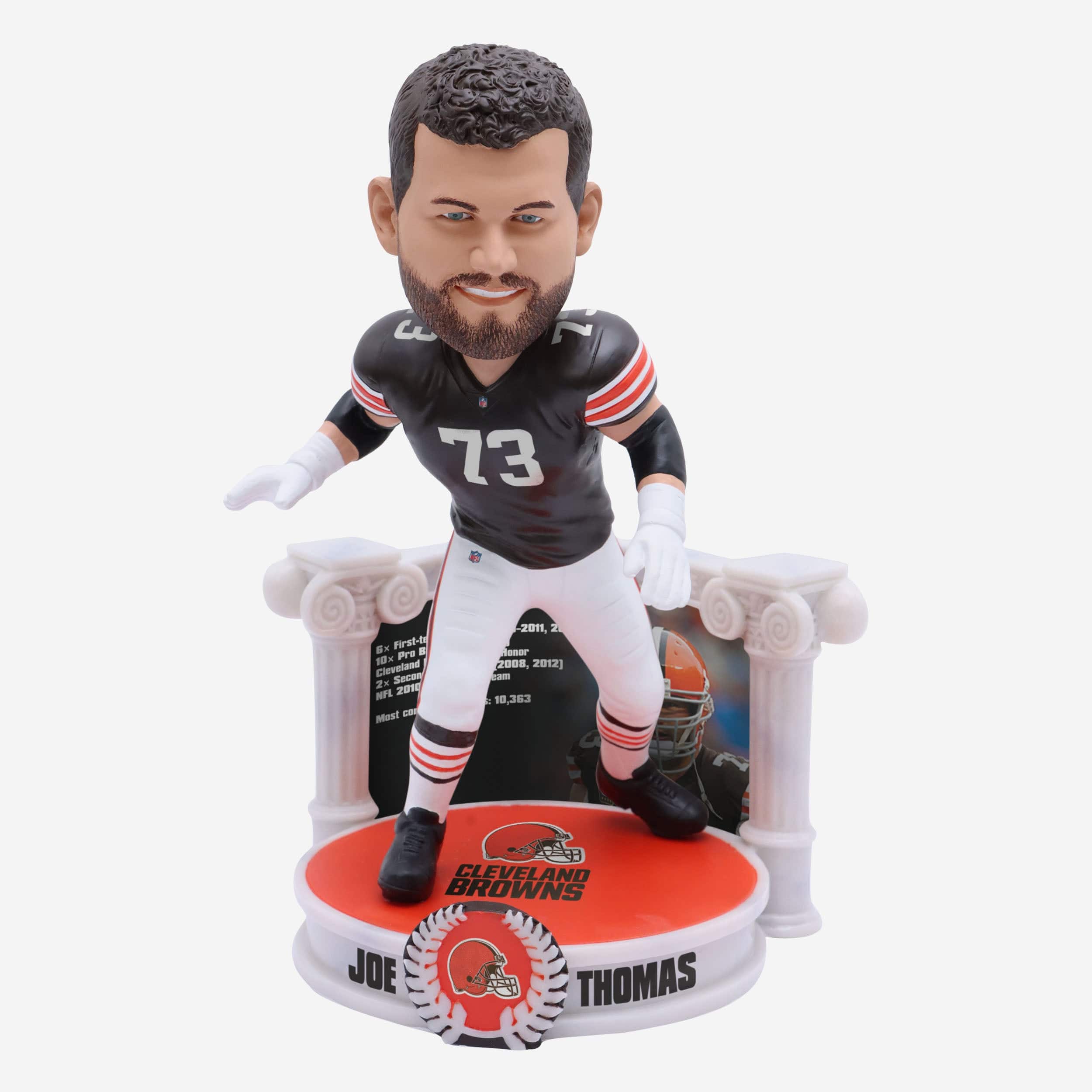 Joe Thomas Cleveland Browns Career Retrospective Bobblehead