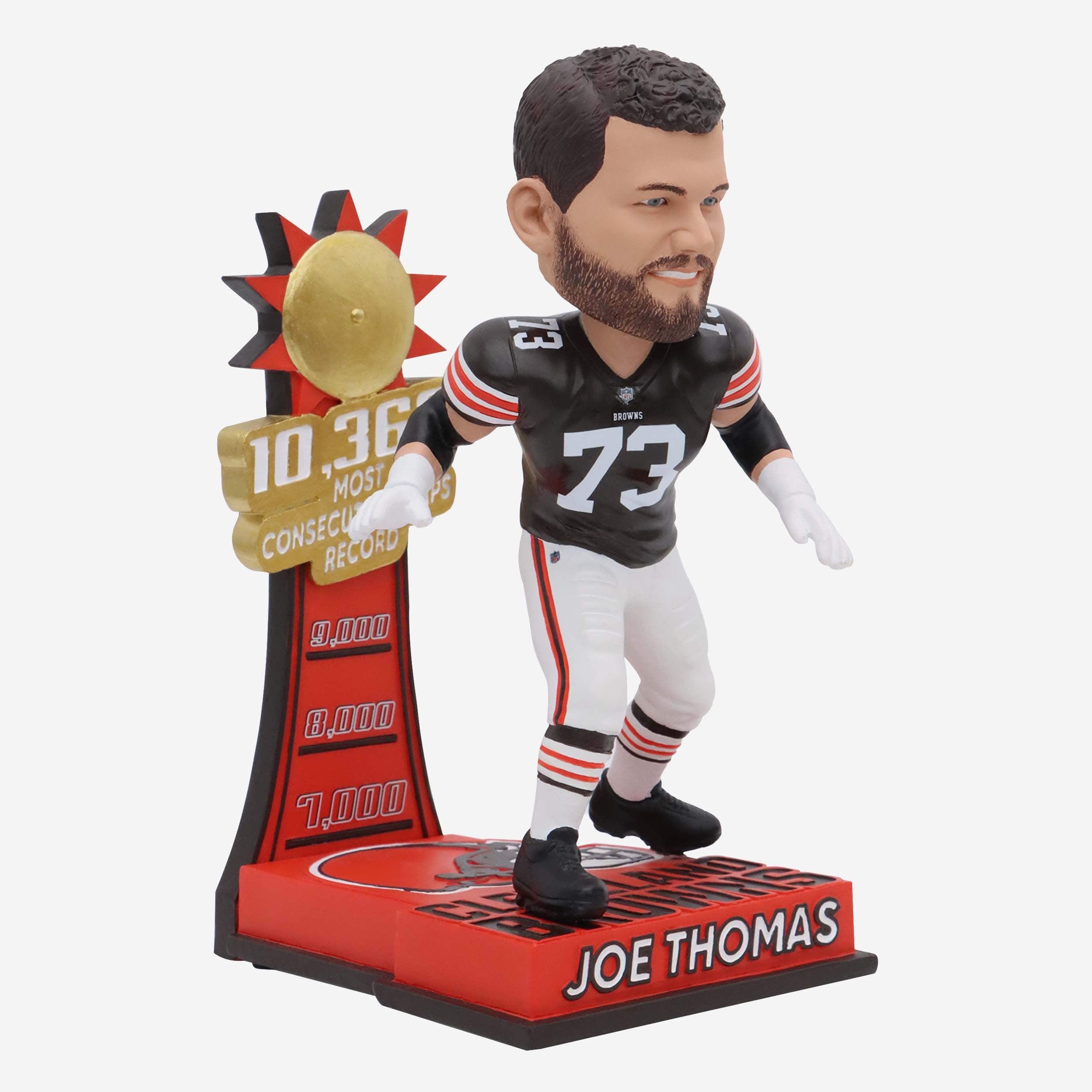 Joe Thomas Cleveland Browns Most Consecutive Snaps Record Bobblehead - Image 4