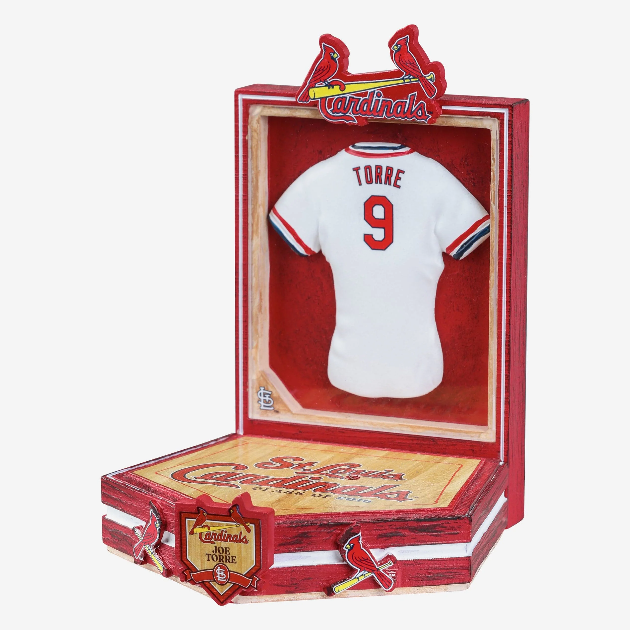 Joe Torre St Louis Cardinals Red Jacket Bobblehead - Image 3