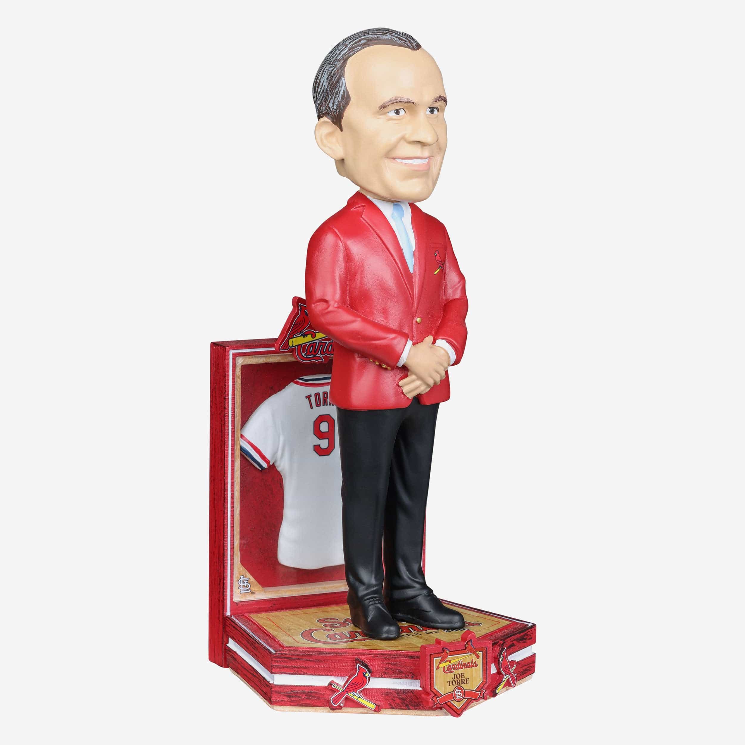 Joe Torre St Louis Cardinals Red Jacket Bobblehead - Image 4