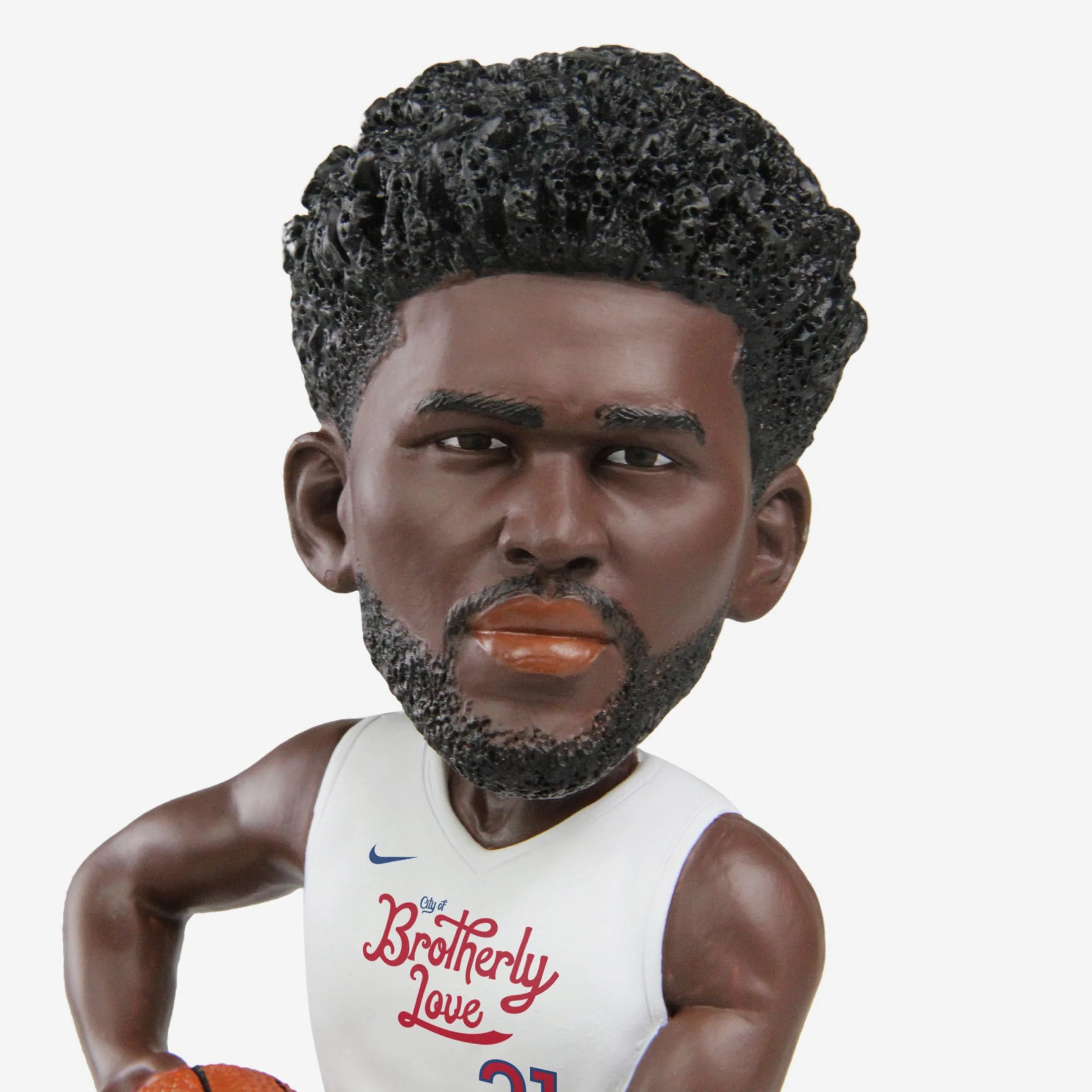 Joel Embiid Philadelphia 76ers 2023 City Jersey Bobblehead - Image 2