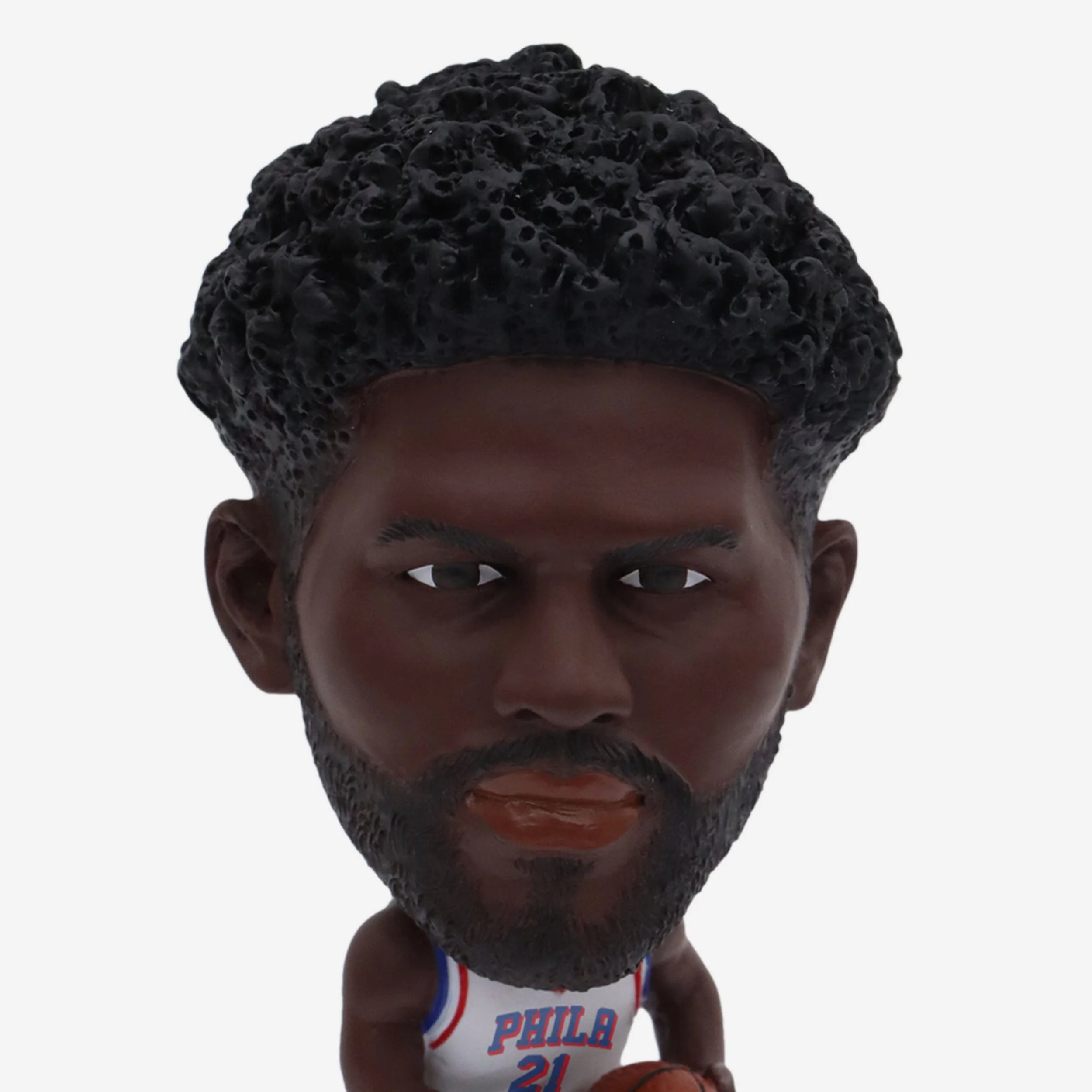 Joel Embiid Philadelphia 76ers Court Stripe Mini Bighead Bobblehead - Image 2