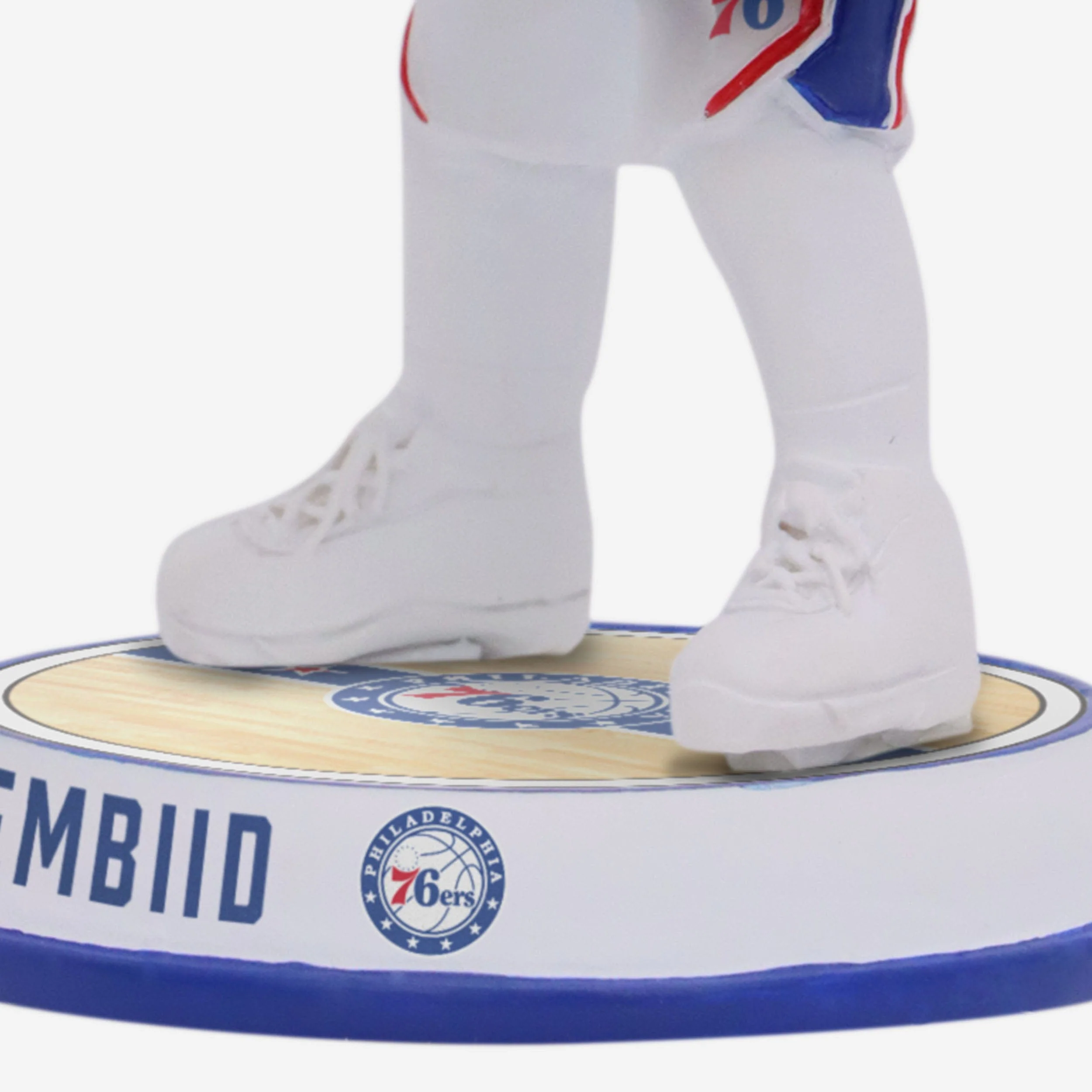 Joel Embiid Philadelphia 76ers Court Stripe Mini Bighead Bobblehead - Image 3