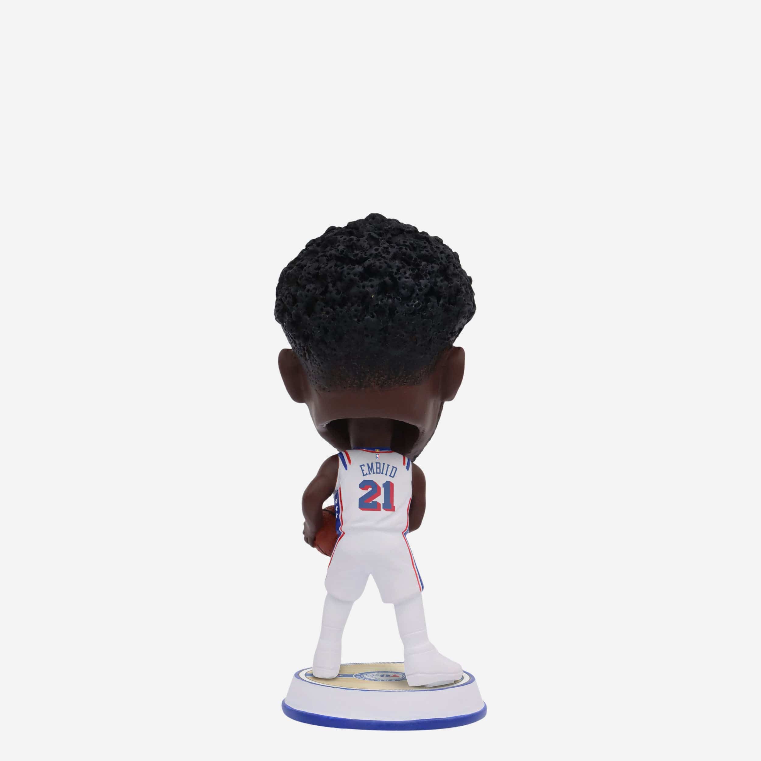 Joel Embiid Philadelphia 76ers Court Stripe Mini Bighead Bobblehead - Image 5