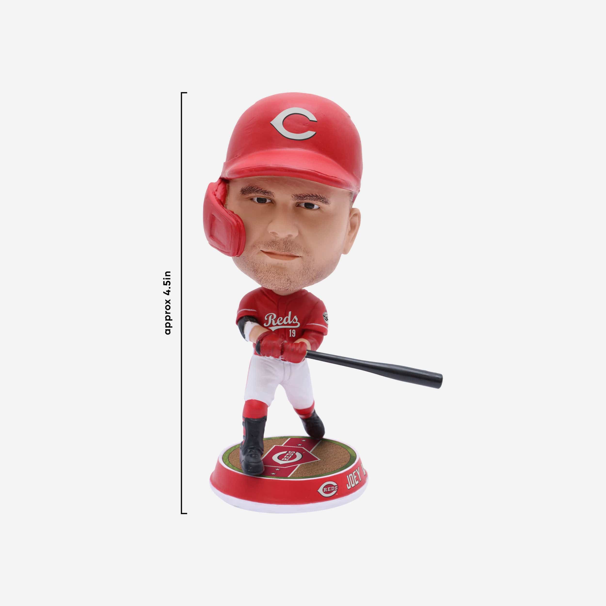 Joey Votto Cincinnati Reds Alternate Uniform Field Stripe Mini Bighead Bobblehead - Image 4